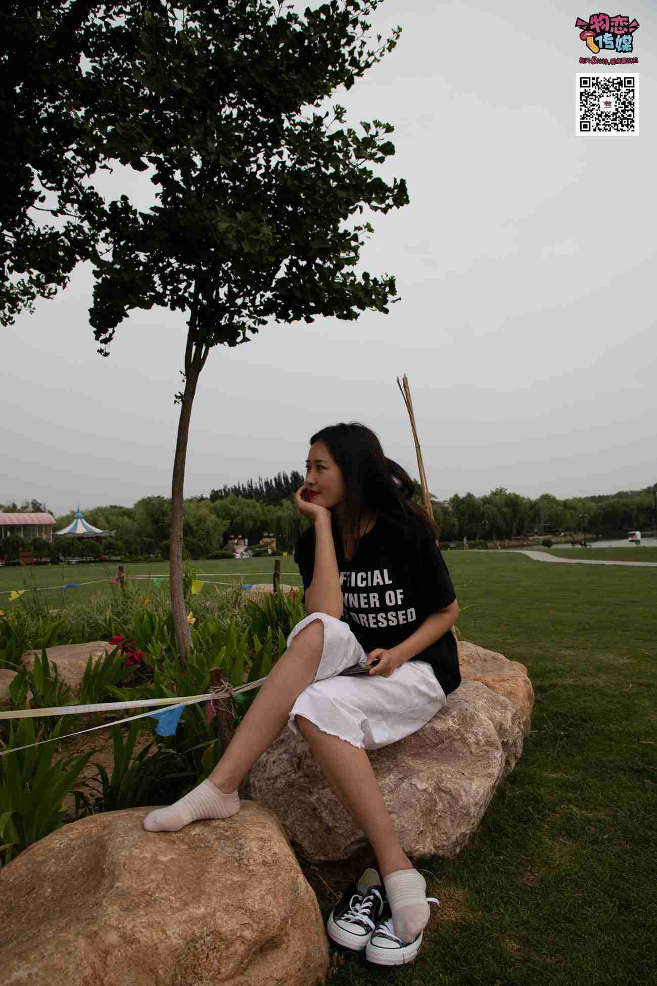 图片[53]-物恋传媒 No.021 夏日么么茶,清新棉袜配黑色帆布鞋 [223P] – 速更版-美库