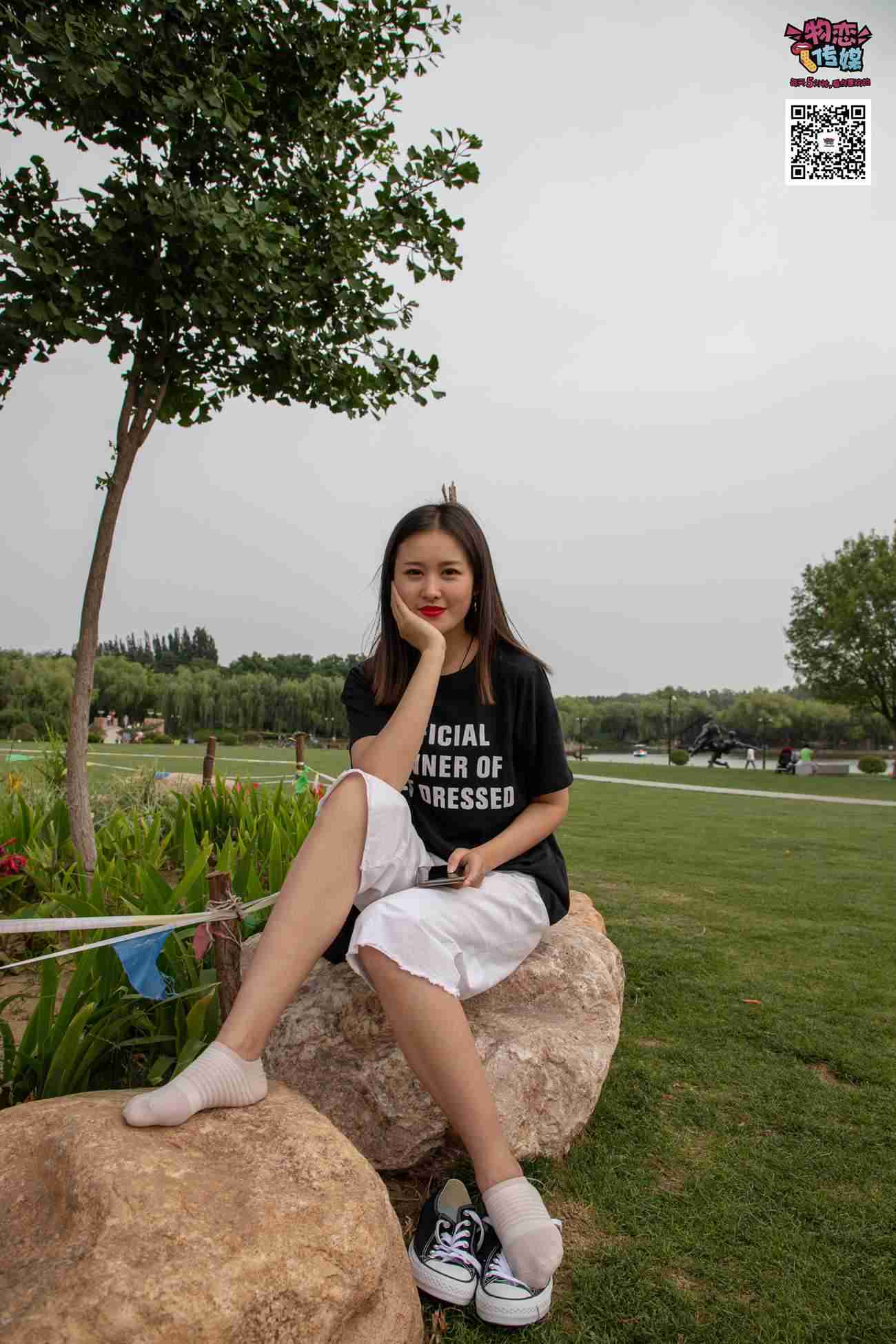 图片[58]-物恋传媒 No.021 夏日么么茶,清新棉袜配黑色帆布鞋 [223P] – 速更版-美库