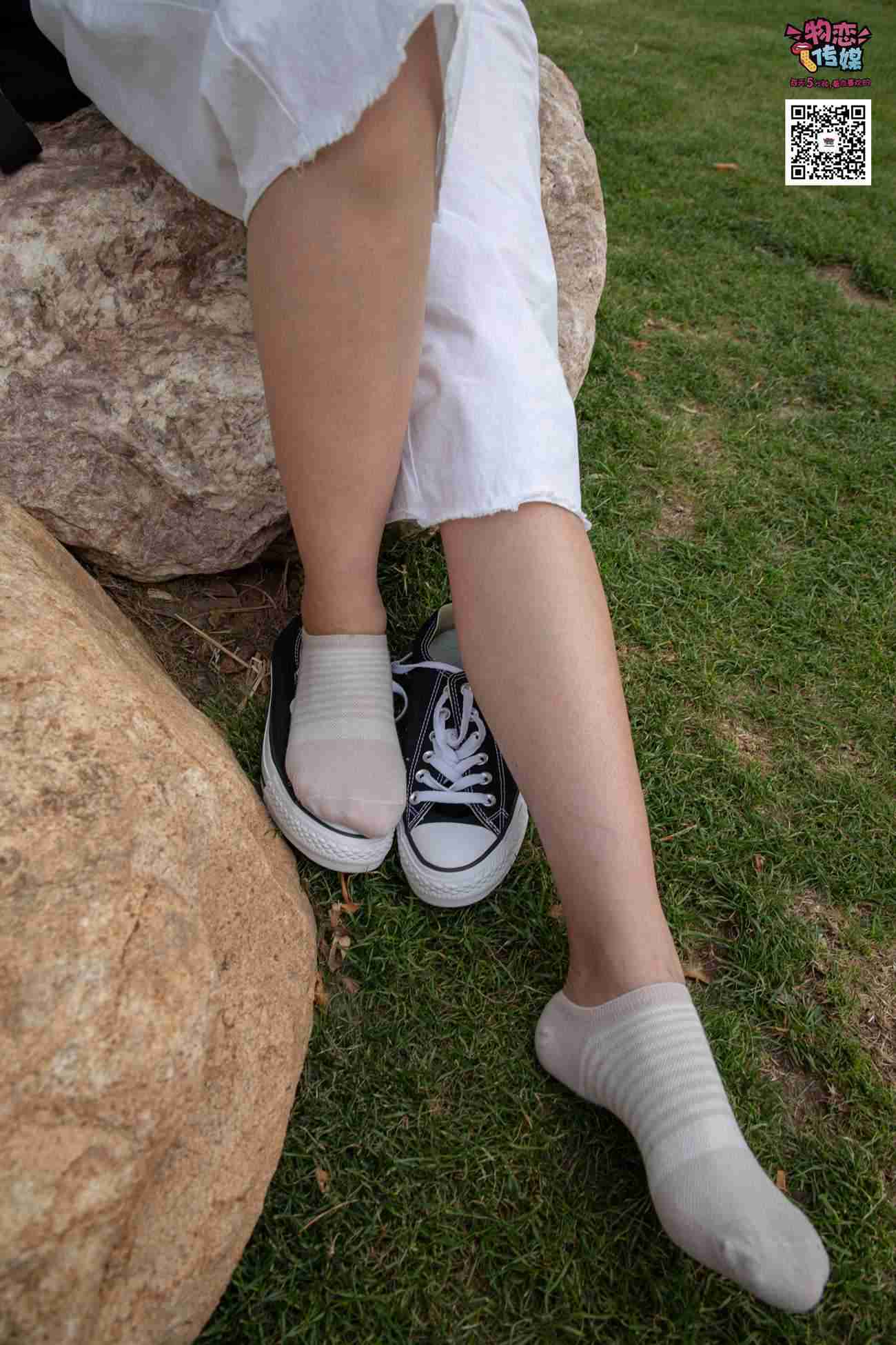 图片[59]-物恋传媒 No.021 夏日么么茶,清新棉袜配黑色帆布鞋 [223P] – 速更版-美库