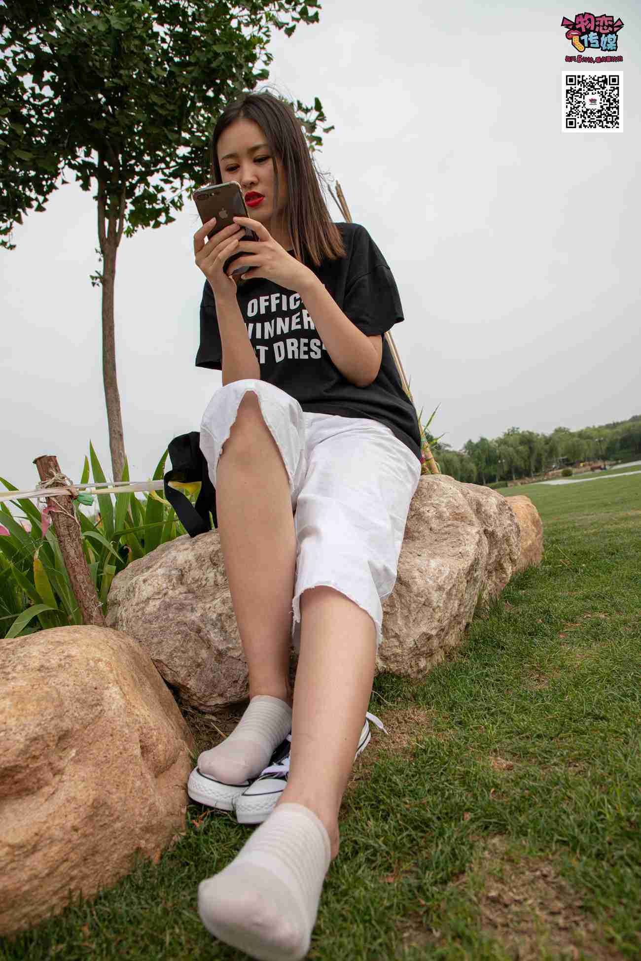 图片[62]-物恋传媒 No.021 夏日么么茶,清新棉袜配黑色帆布鞋 [223P] – 速更版-美库