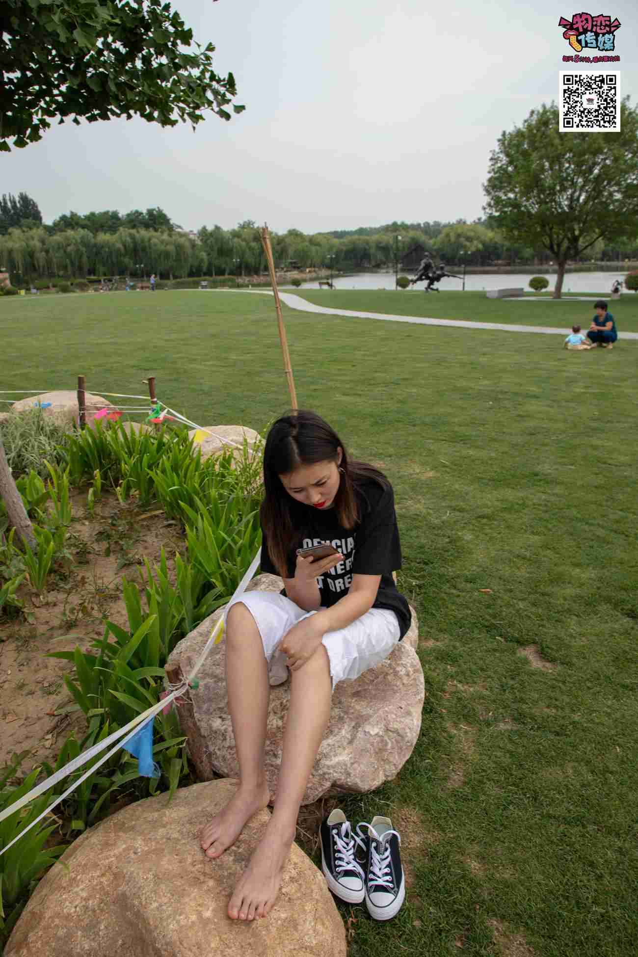 图片[79]-物恋传媒 No.021 夏日么么茶,清新棉袜配黑色帆布鞋 [223P] – 速更版-美库