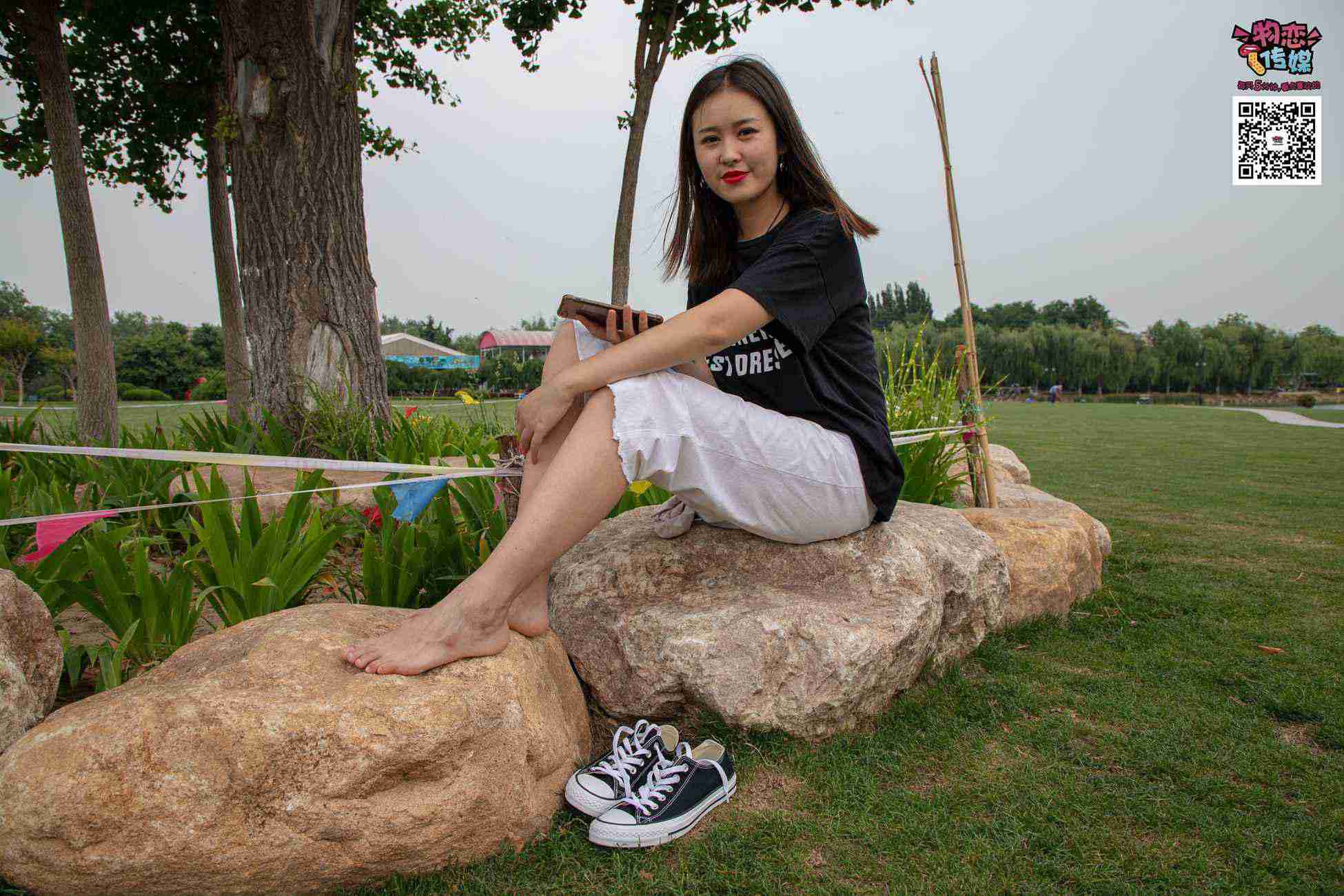 图片[81]-物恋传媒 No.021 夏日么么茶,清新棉袜配黑色帆布鞋 [223P] – 速更版-美库