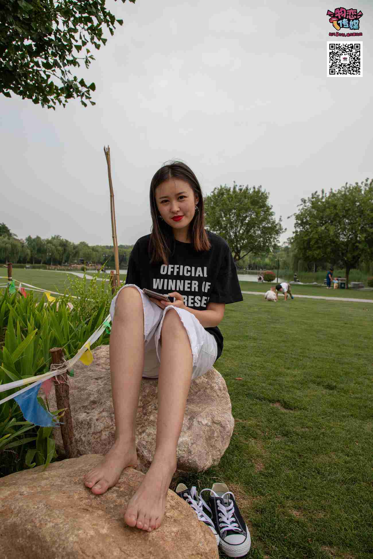 图片[88]-物恋传媒 No.021 夏日么么茶,清新棉袜配黑色帆布鞋 [223P] – 速更版-美库