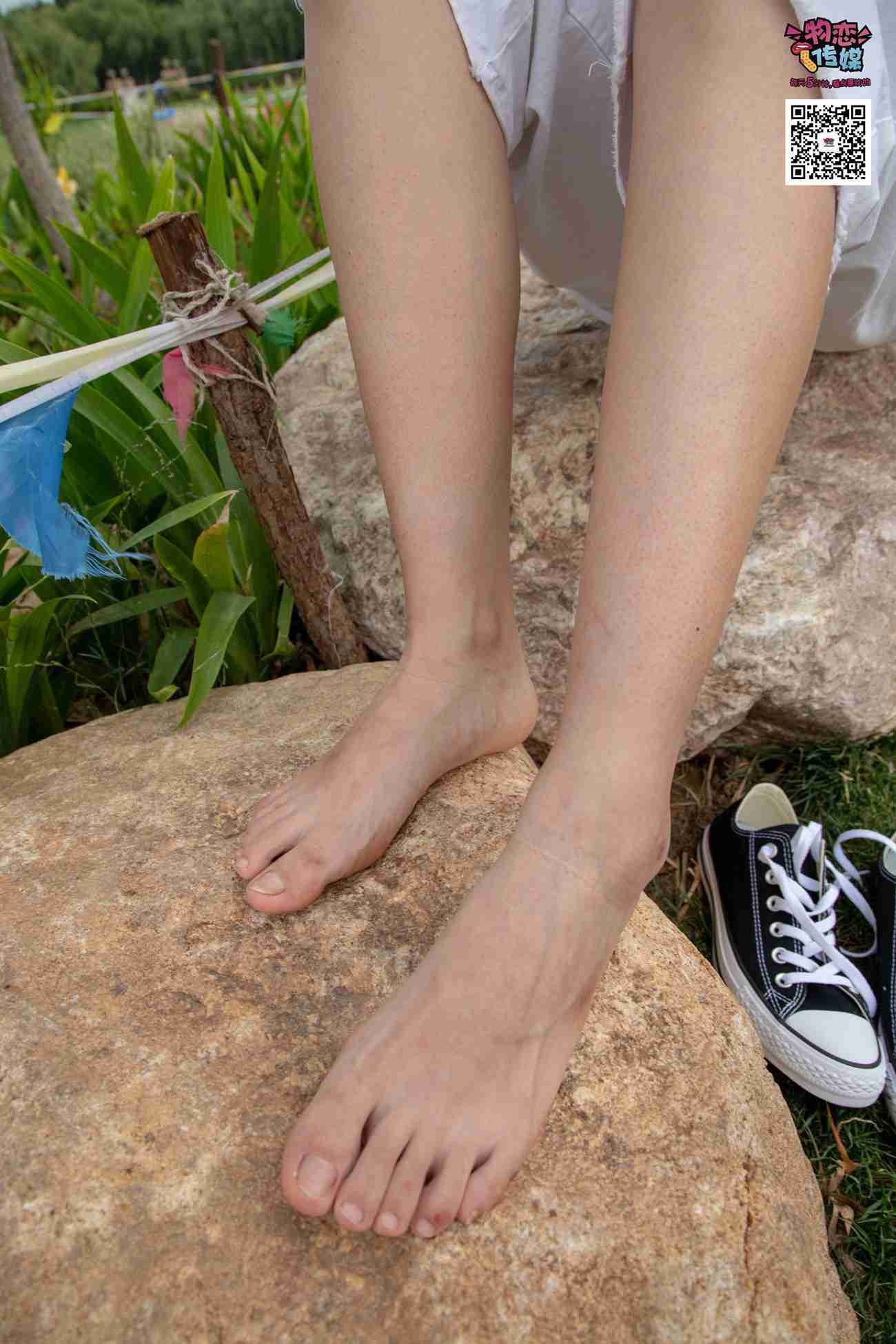 图片[89]-物恋传媒 No.021 夏日么么茶,清新棉袜配黑色帆布鞋 [223P] – 速更版-美库