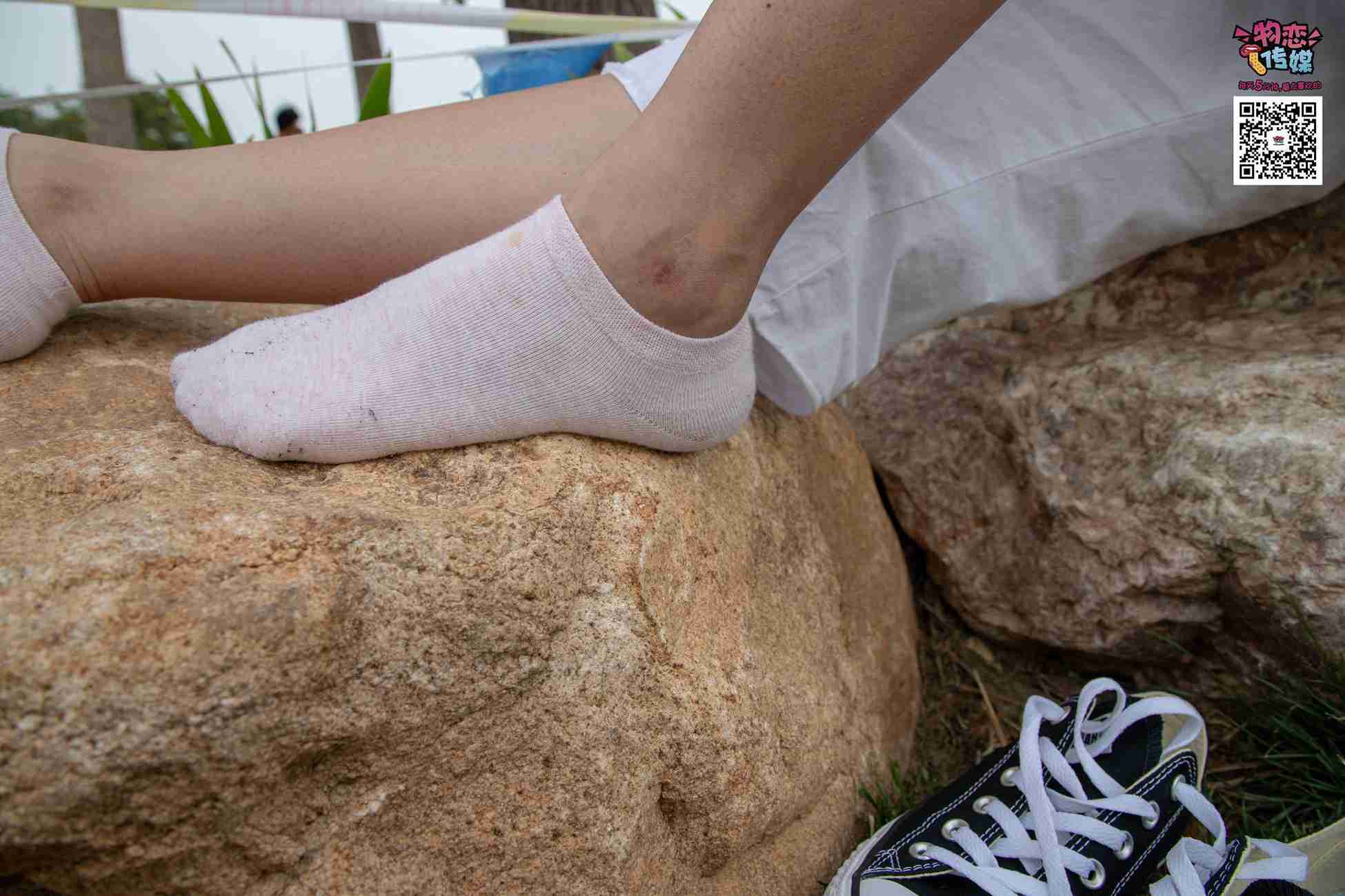 图片[95]-物恋传媒 No.021 夏日么么茶,清新棉袜配黑色帆布鞋 [223P] – 速更版-美库