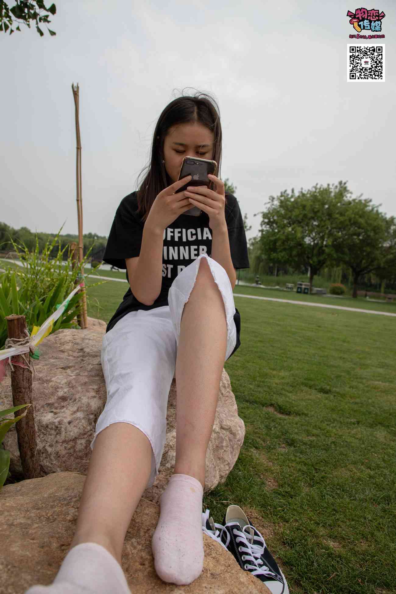 图片[103]-物恋传媒 No.021 夏日么么茶,清新棉袜配黑色帆布鞋 [223P] – 速更版-美库