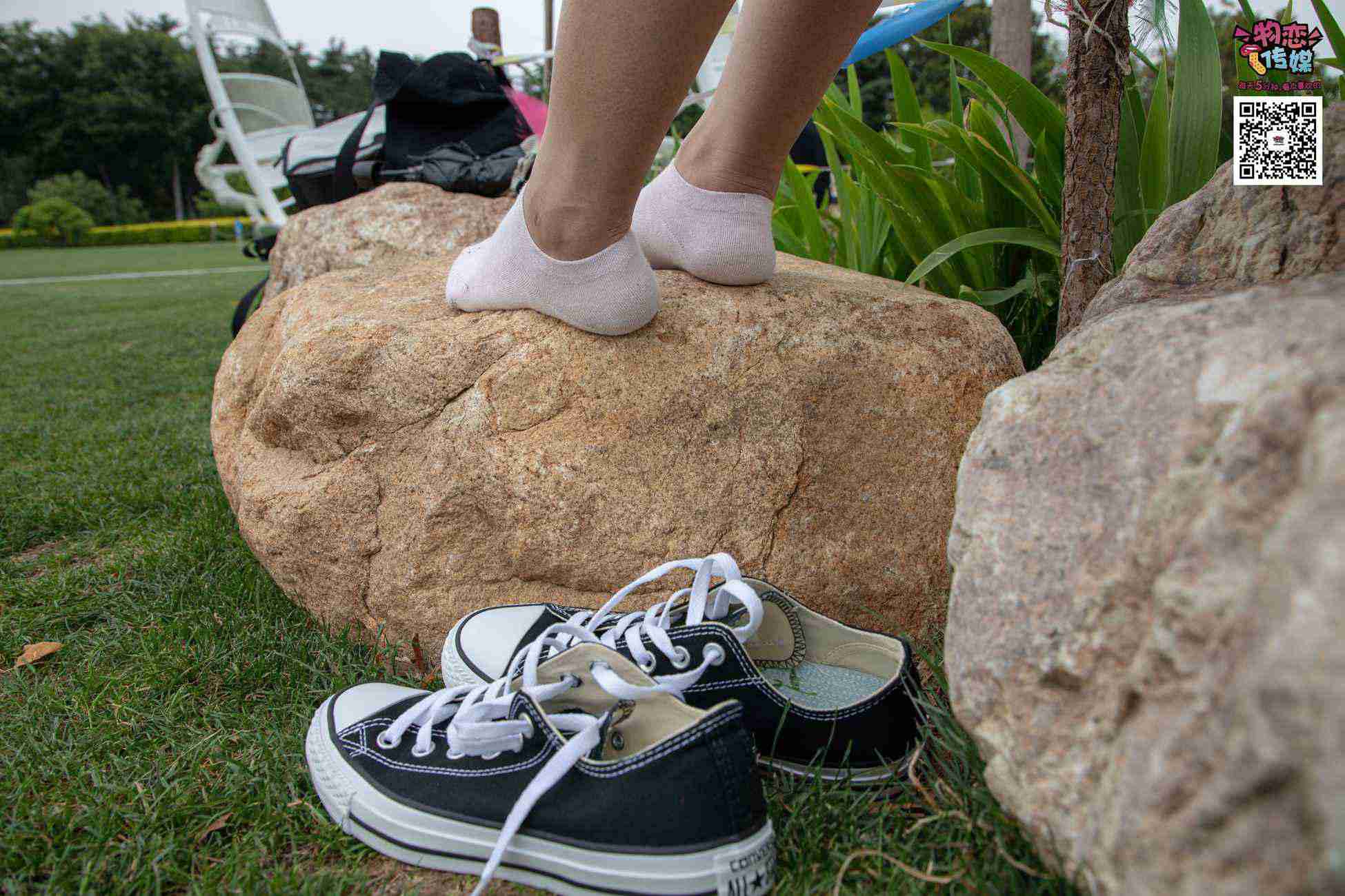 图片[114]-物恋传媒 No.021 夏日么么茶,清新棉袜配黑色帆布鞋 [223P] – 速更版-美库