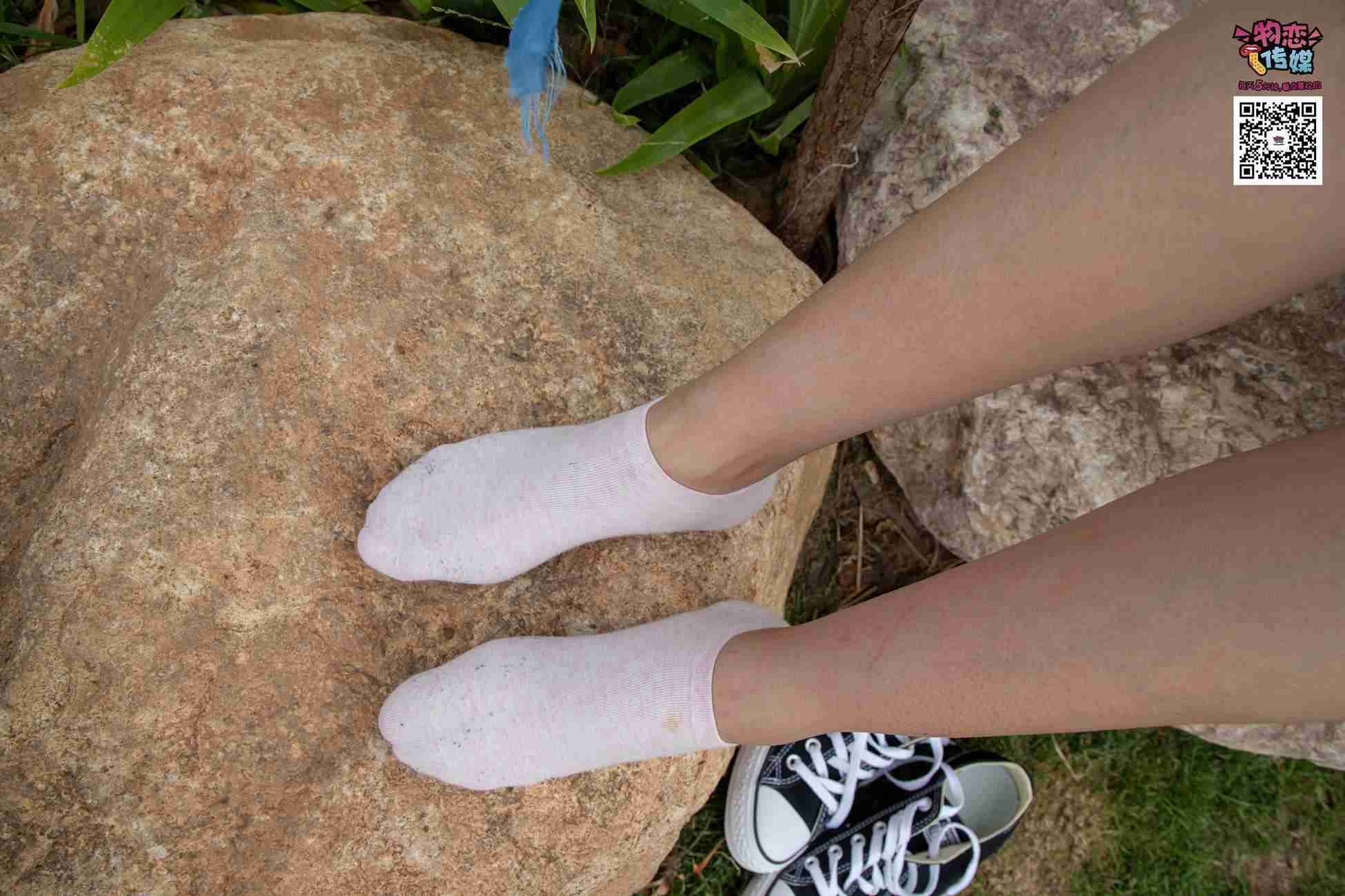 图片[118]-物恋传媒 No.021 夏日么么茶,清新棉袜配黑色帆布鞋 [223P] – 速更版-美库