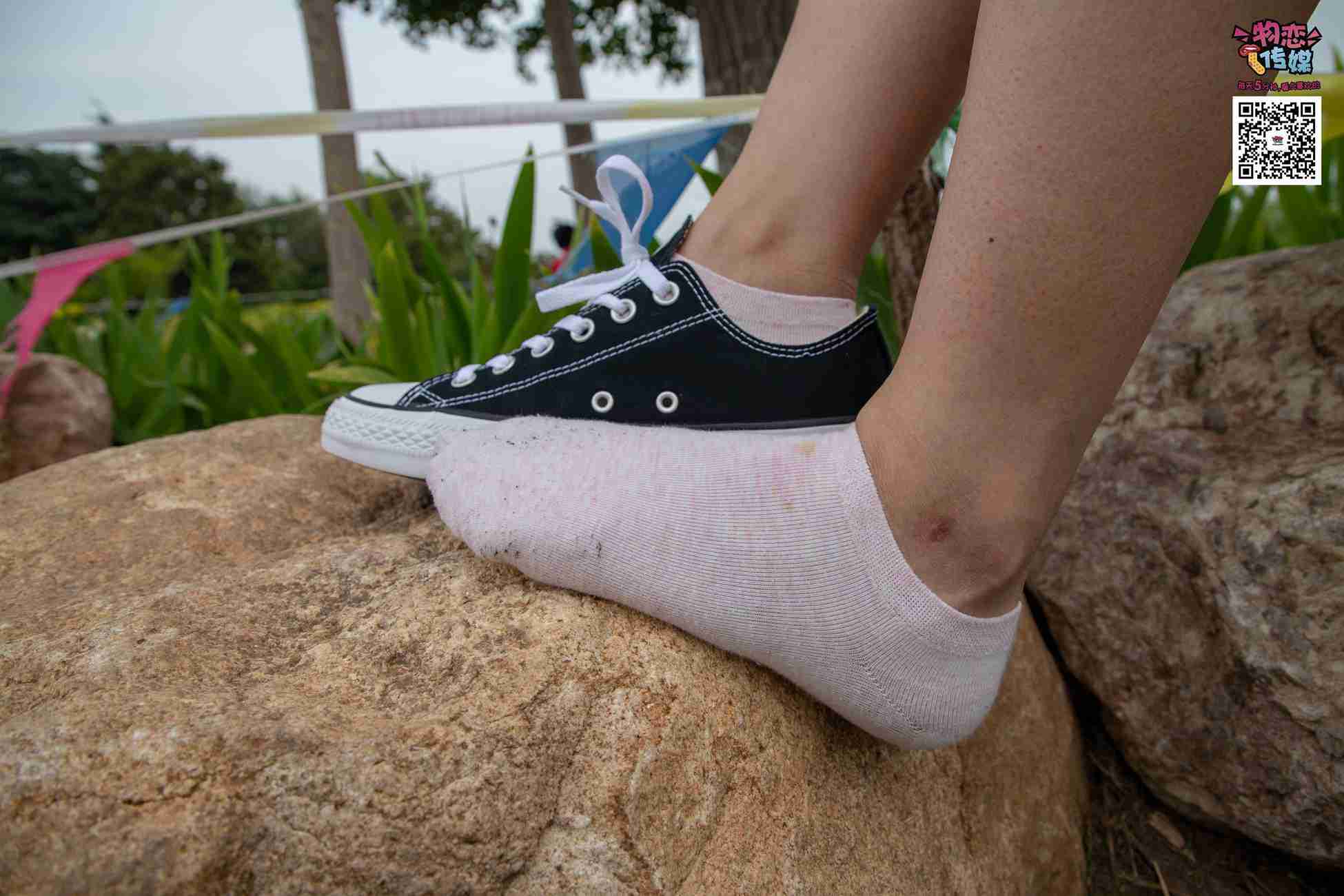 图片[129]-物恋传媒 No.021 夏日么么茶,清新棉袜配黑色帆布鞋 [223P] – 速更版-美库