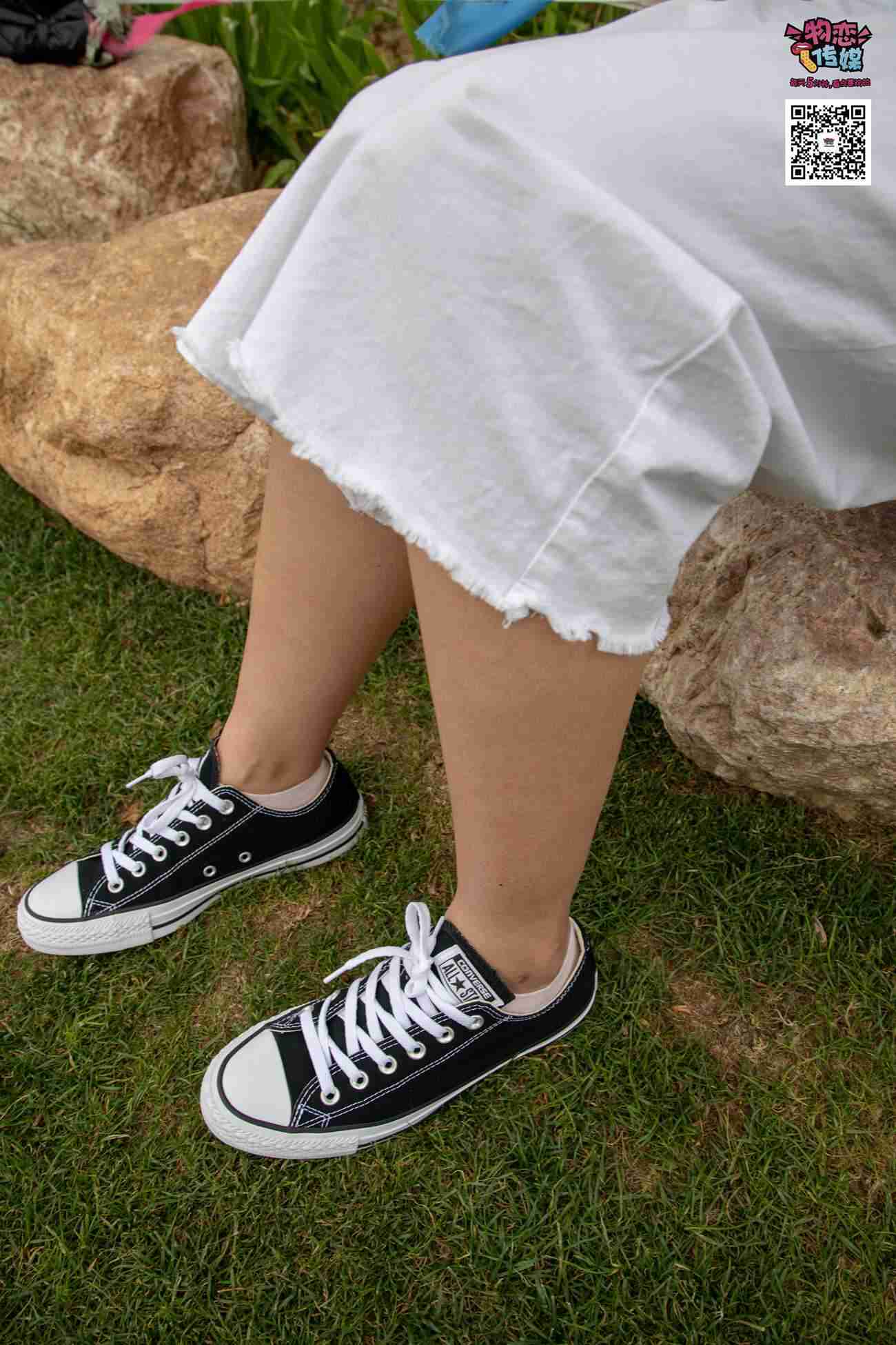 图片[151]-物恋传媒 No.021 夏日么么茶,清新棉袜配黑色帆布鞋 [223P] – 速更版-美库
