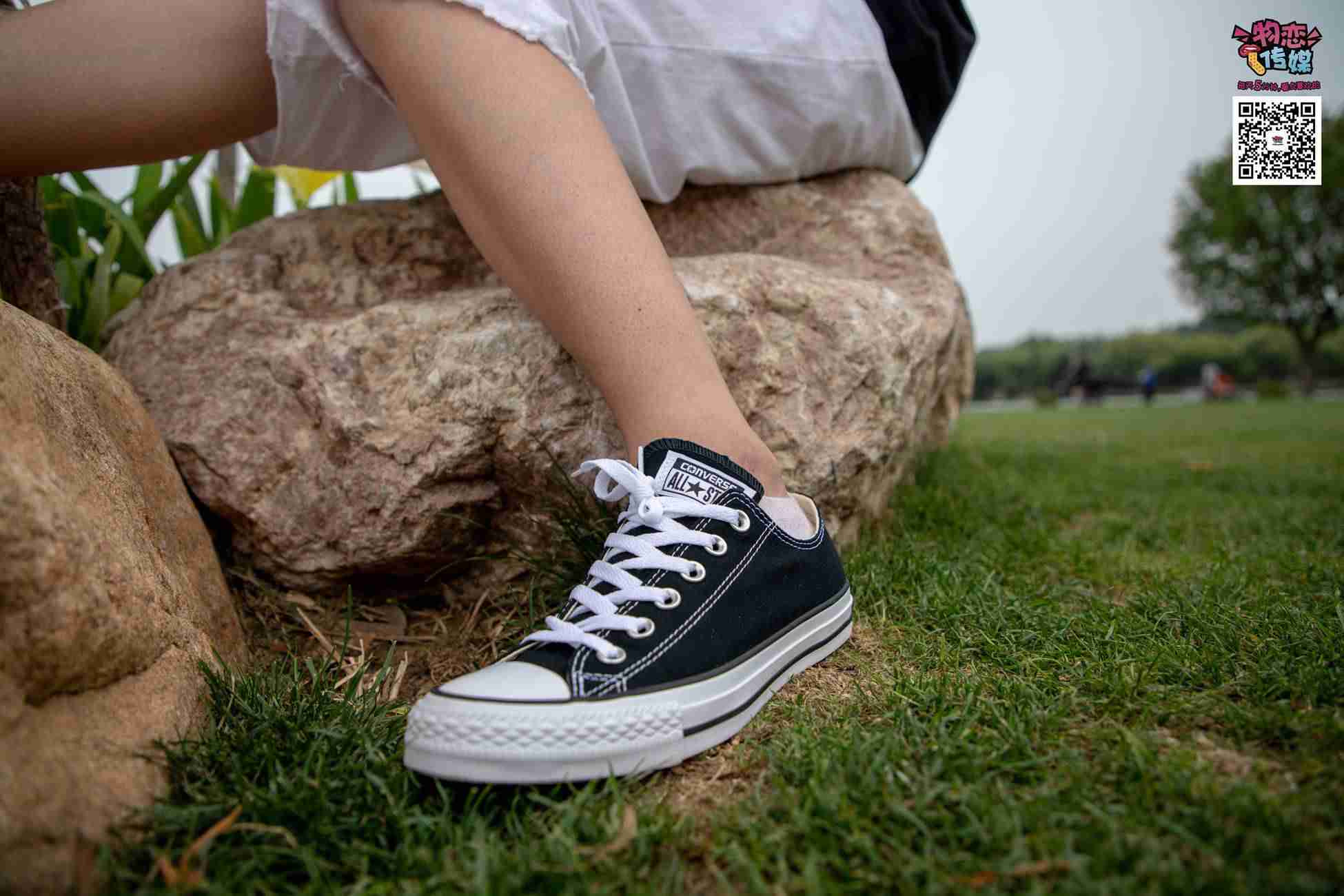 图片[164]-物恋传媒 No.021 夏日么么茶,清新棉袜配黑色帆布鞋 [223P] – 速更版-美库