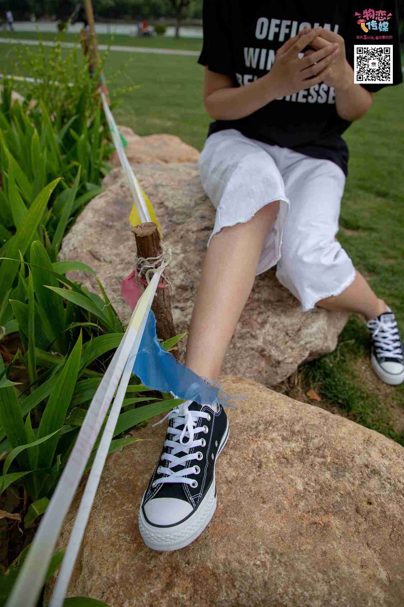 图片[166]-物恋传媒 No.021 夏日么么茶,清新棉袜配黑色帆布鞋 [223P] – 速更版-美库