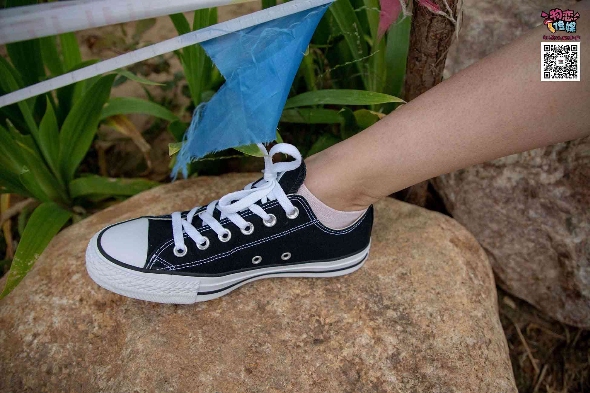 图片[172]-物恋传媒 No.021 夏日么么茶,清新棉袜配黑色帆布鞋 [223P] – 速更版-美库