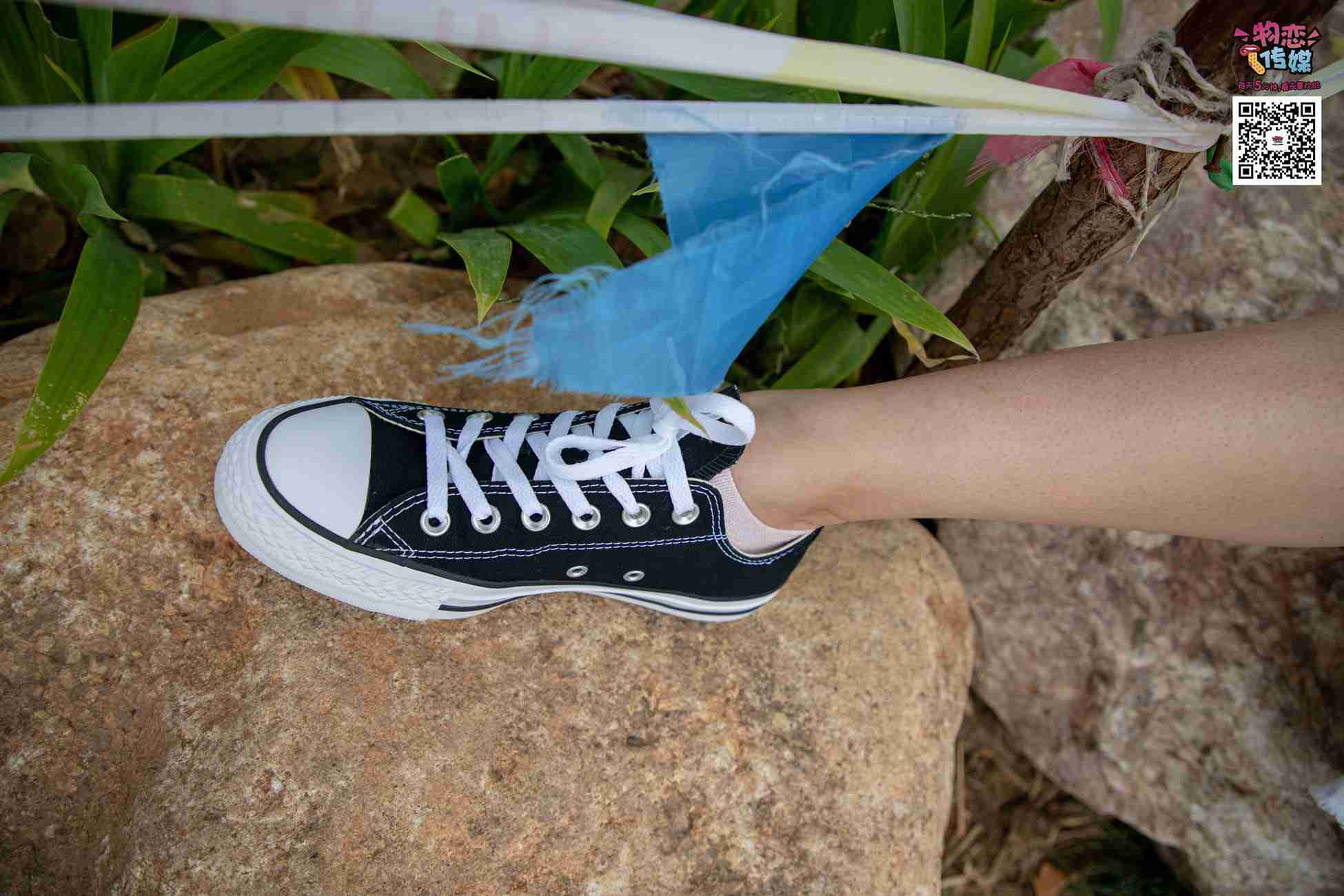 图片[173]-物恋传媒 No.021 夏日么么茶,清新棉袜配黑色帆布鞋 [223P] – 速更版-美库