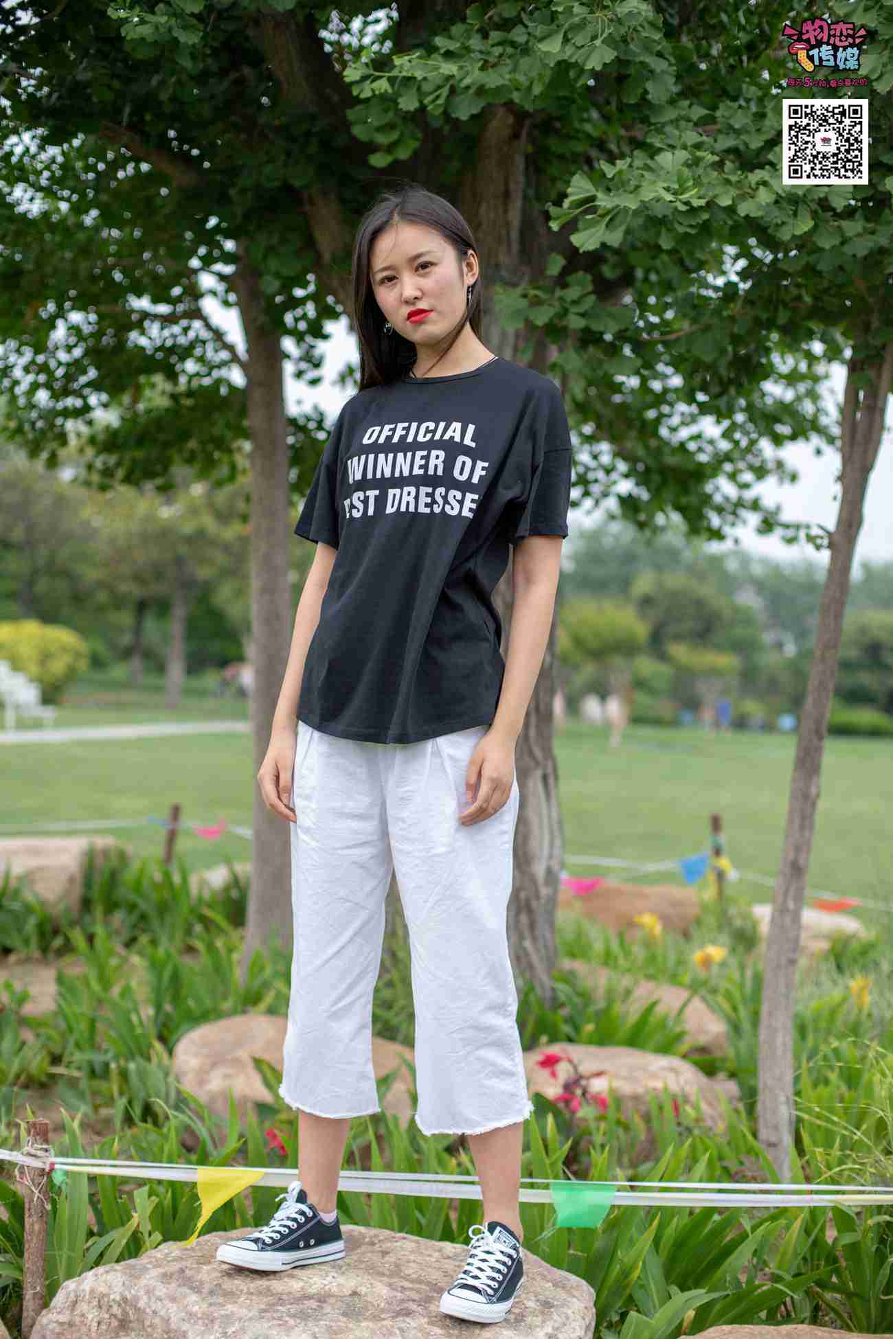 图片[200]-物恋传媒 No.021 夏日么么茶,清新棉袜配黑色帆布鞋 [223P] – 速更版-美库