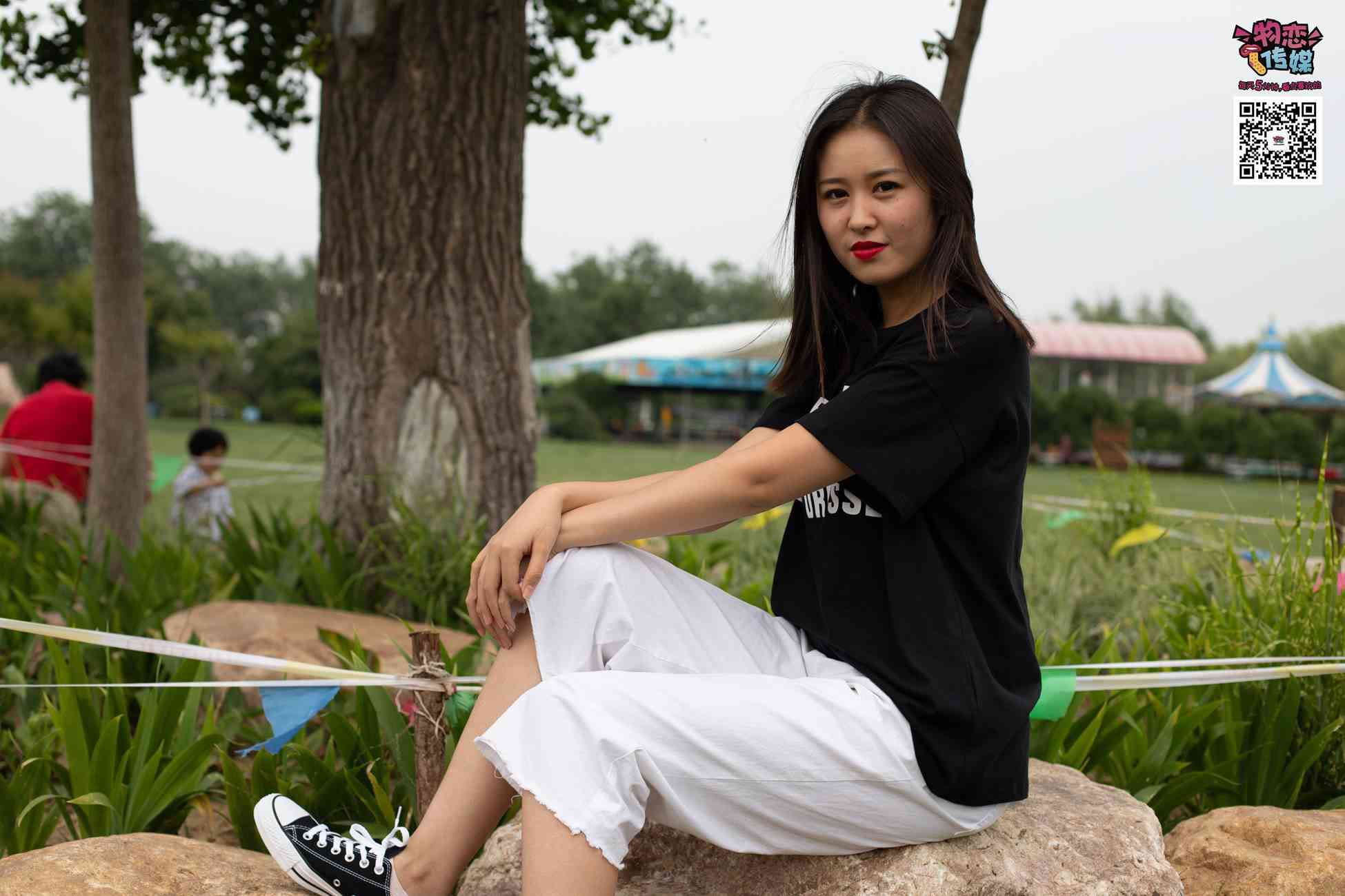 图片[208]-物恋传媒 No.021 夏日么么茶,清新棉袜配黑色帆布鞋 [223P] – 速更版-美库