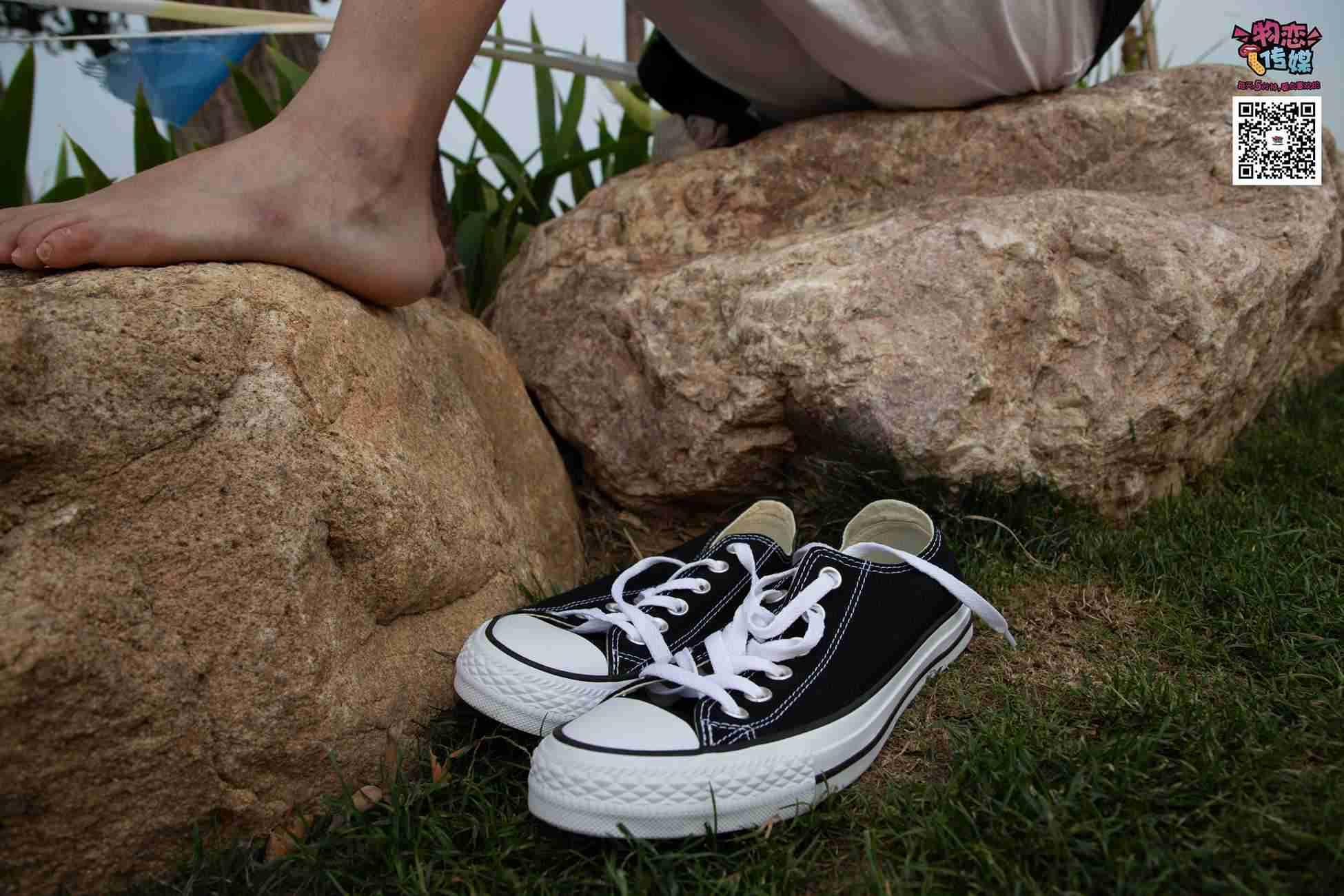 图片[213]-物恋传媒 No.021 夏日么么茶,清新棉袜配黑色帆布鞋 [223P] – 速更版-美库