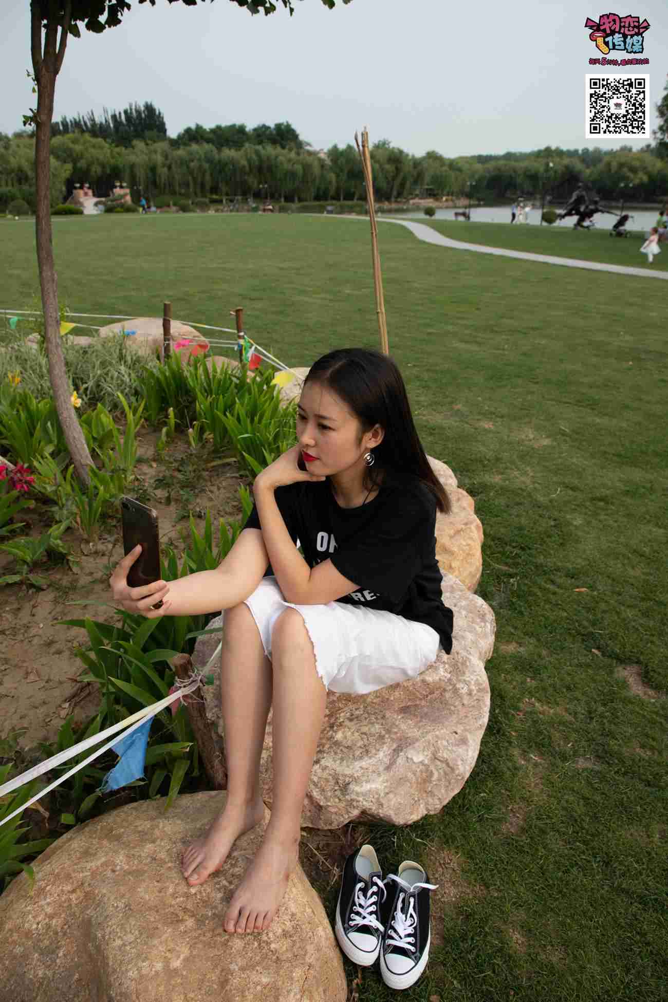 图片[214]-物恋传媒 No.021 夏日么么茶,清新棉袜配黑色帆布鞋 [223P] – 速更版-美库