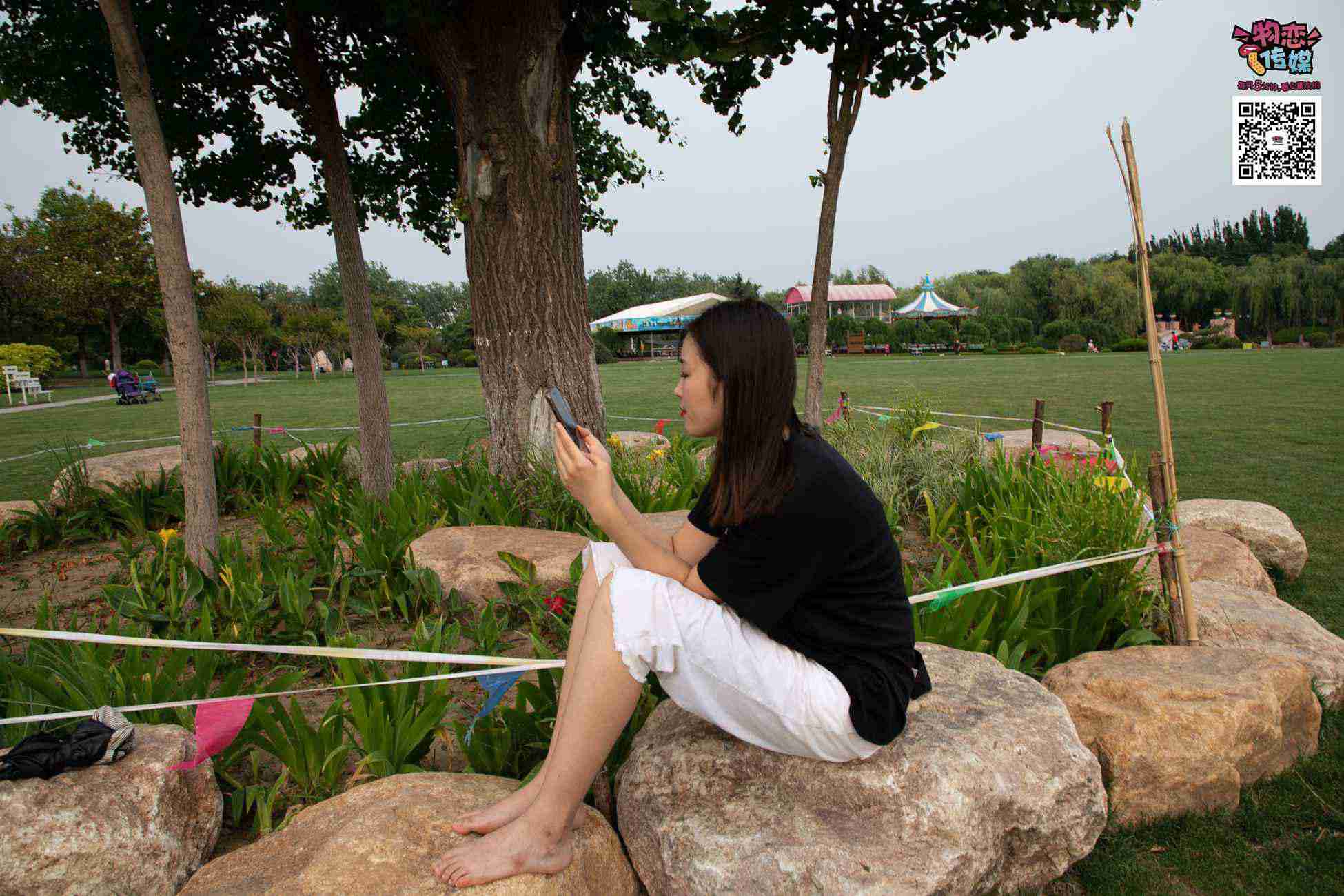 图片[224]-物恋传媒 No.021 夏日么么茶,清新棉袜配黑色帆布鞋 [223P] – 速更版-美库