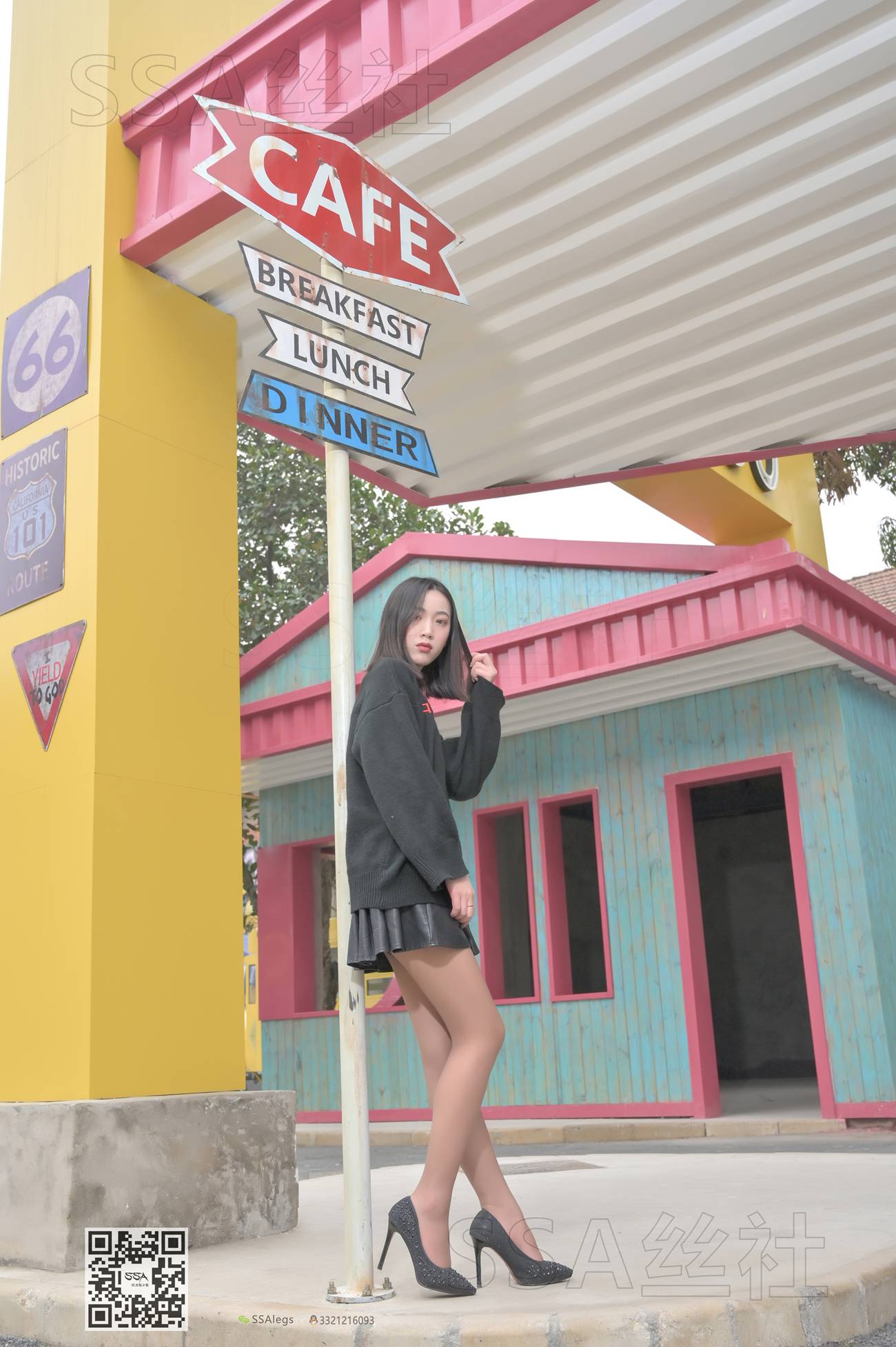 图片[26]-[SSA丝社]超清写真 NO.095 大大 腿模大大街拍[133P] – 速更版-美库