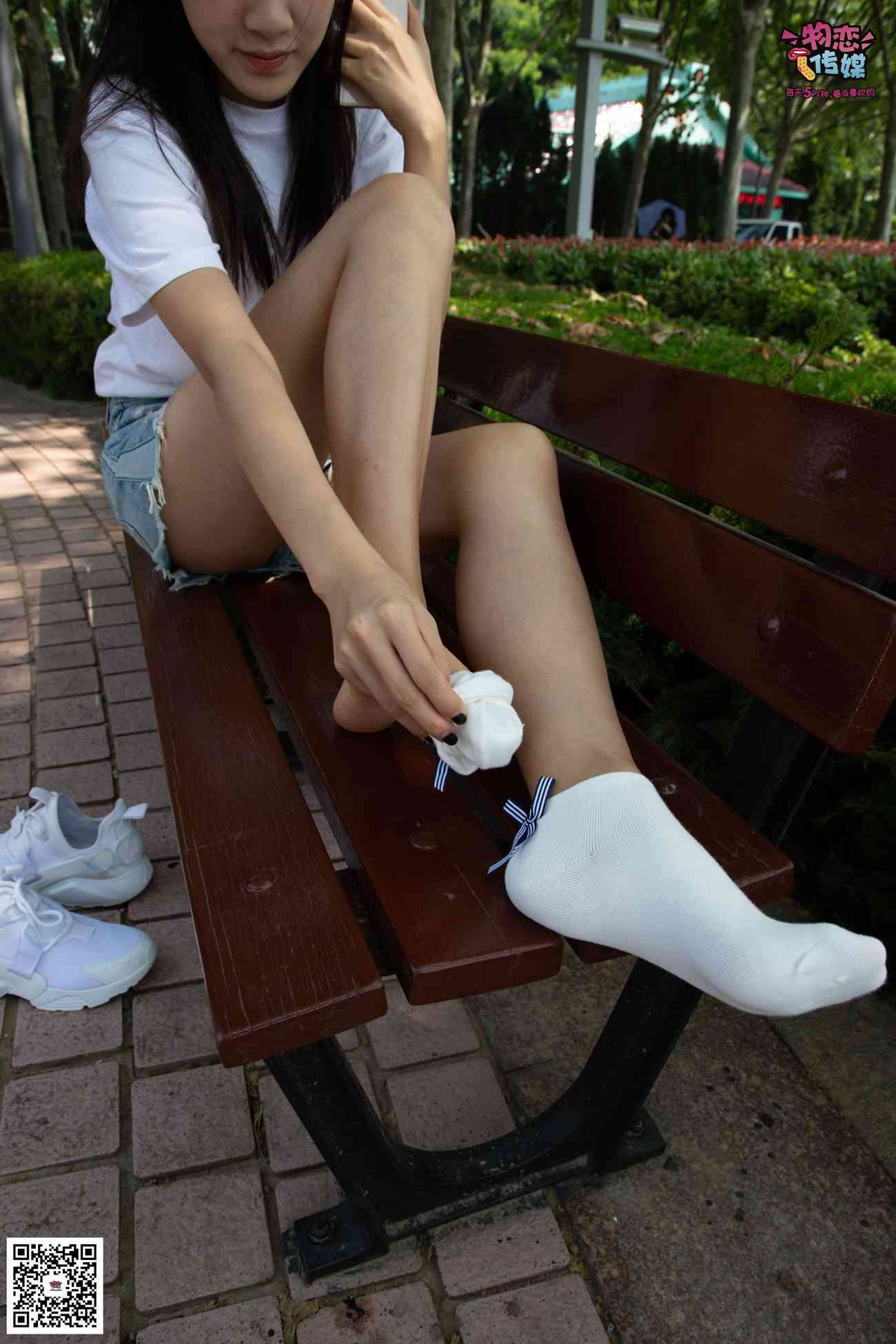 图片[118]-[物恋传媒] NO.022 美,从未如此简单.白色复古跑鞋搭配短筒白棉袜和船袜 [274P] – 速更版-美库