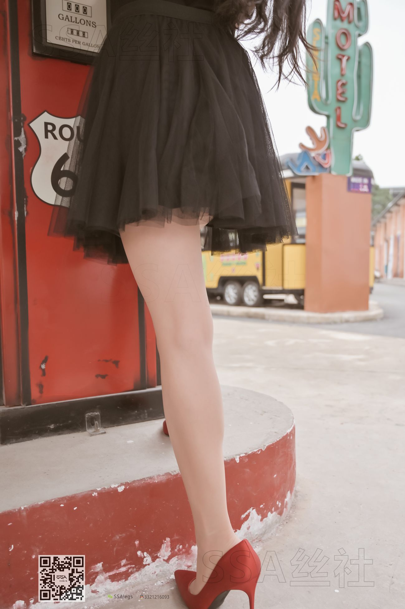 图片[20]-[SSA丝社]超清写真 NO.097 雪梨 腿模雪梨街拍红色高跟鞋肉丝[120P] – 速更版-美库