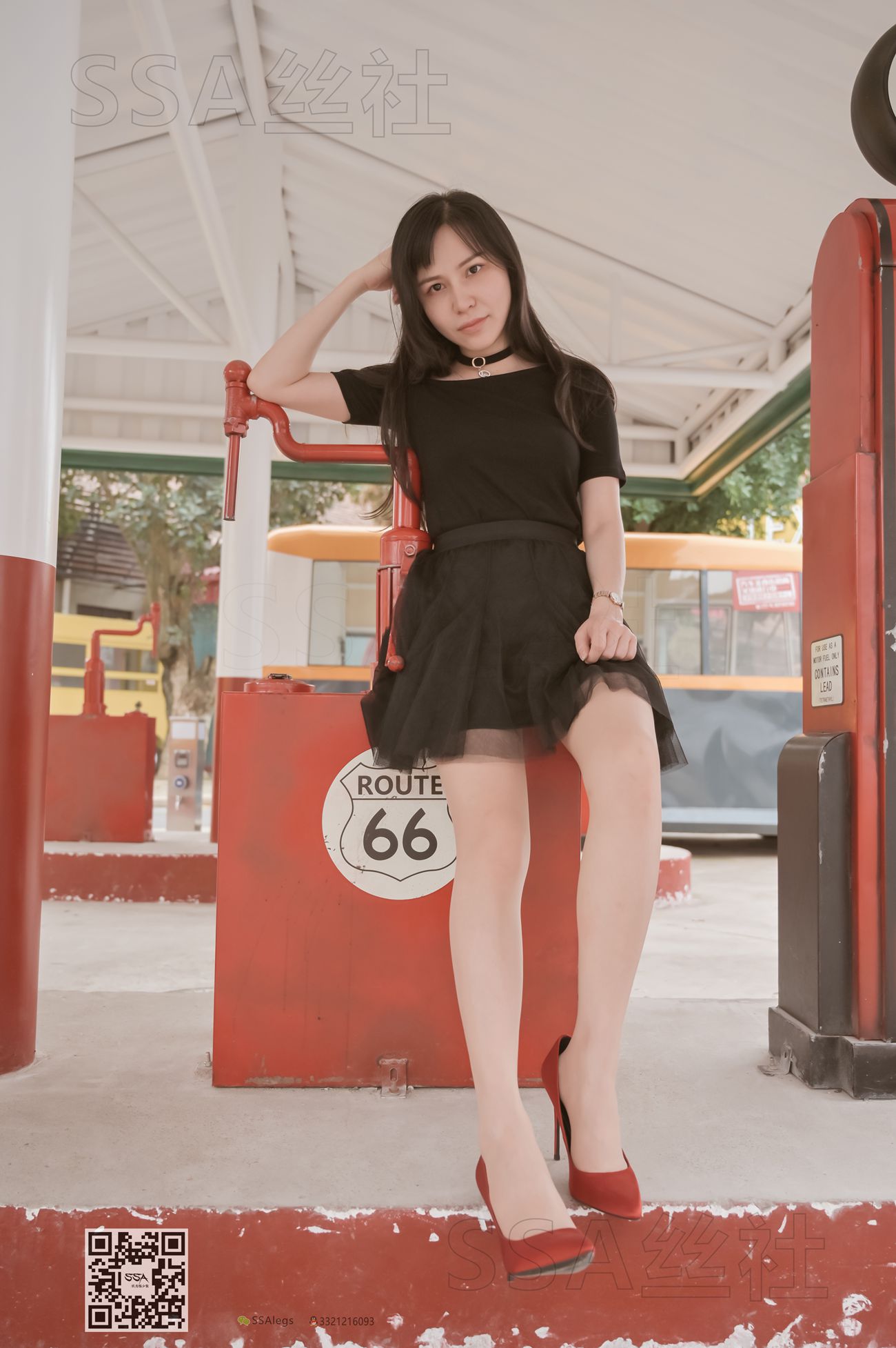 图片[30]-[SSA丝社]超清写真 NO.097 雪梨 腿模雪梨街拍红色高跟鞋肉丝[120P] – 速更版-美库