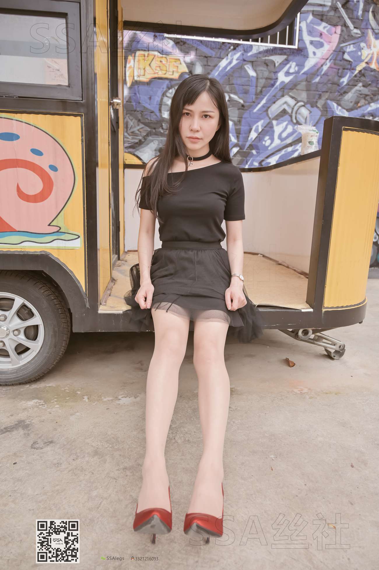 图片[32]-[SSA丝社]超清写真 NO.097 雪梨 腿模雪梨街拍红色高跟鞋肉丝[120P] – 速更版-美库