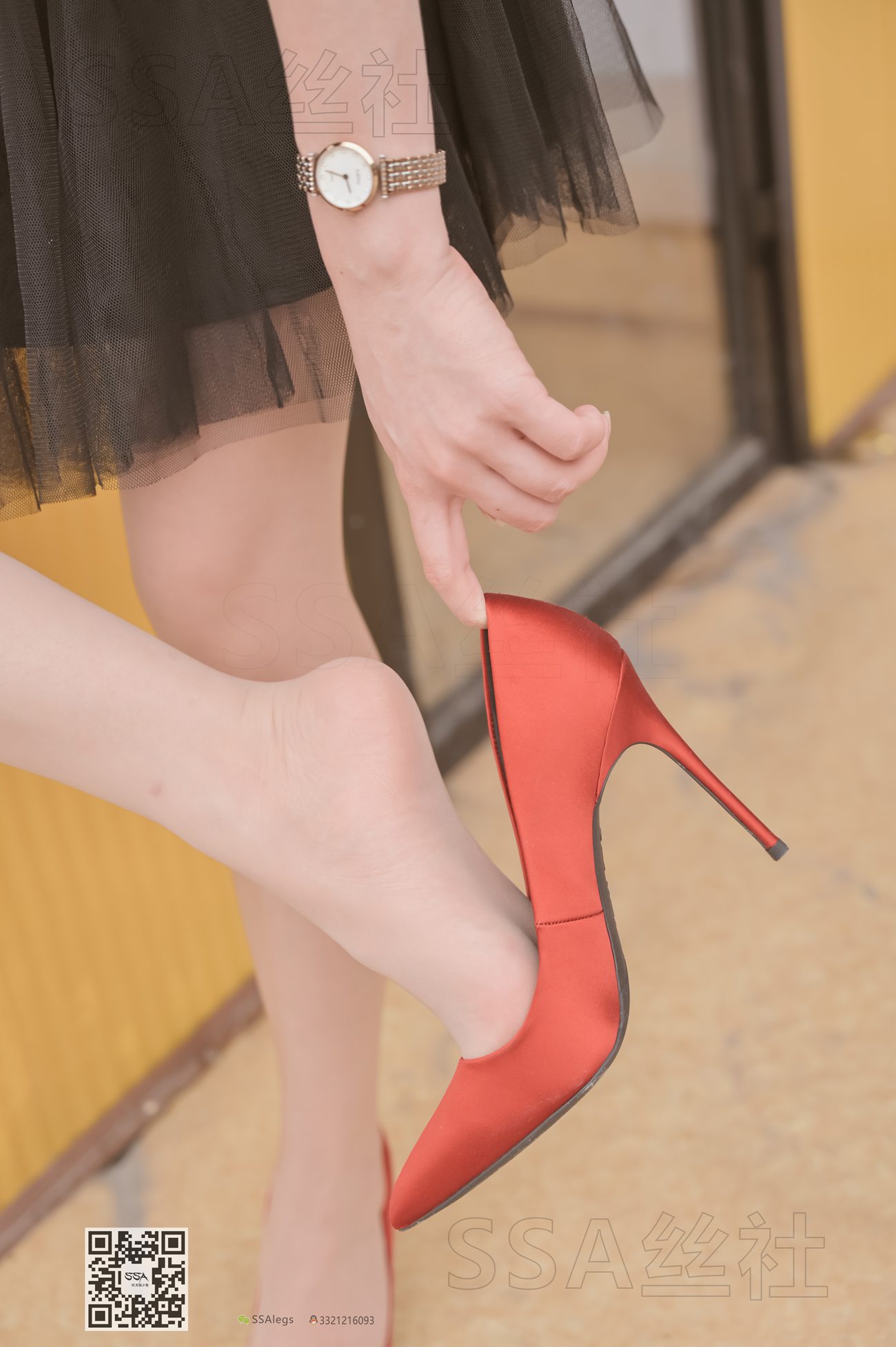 图片[41]-[SSA丝社]超清写真 NO.097 雪梨 腿模雪梨街拍红色高跟鞋肉丝[120P] – 速更版-美库
