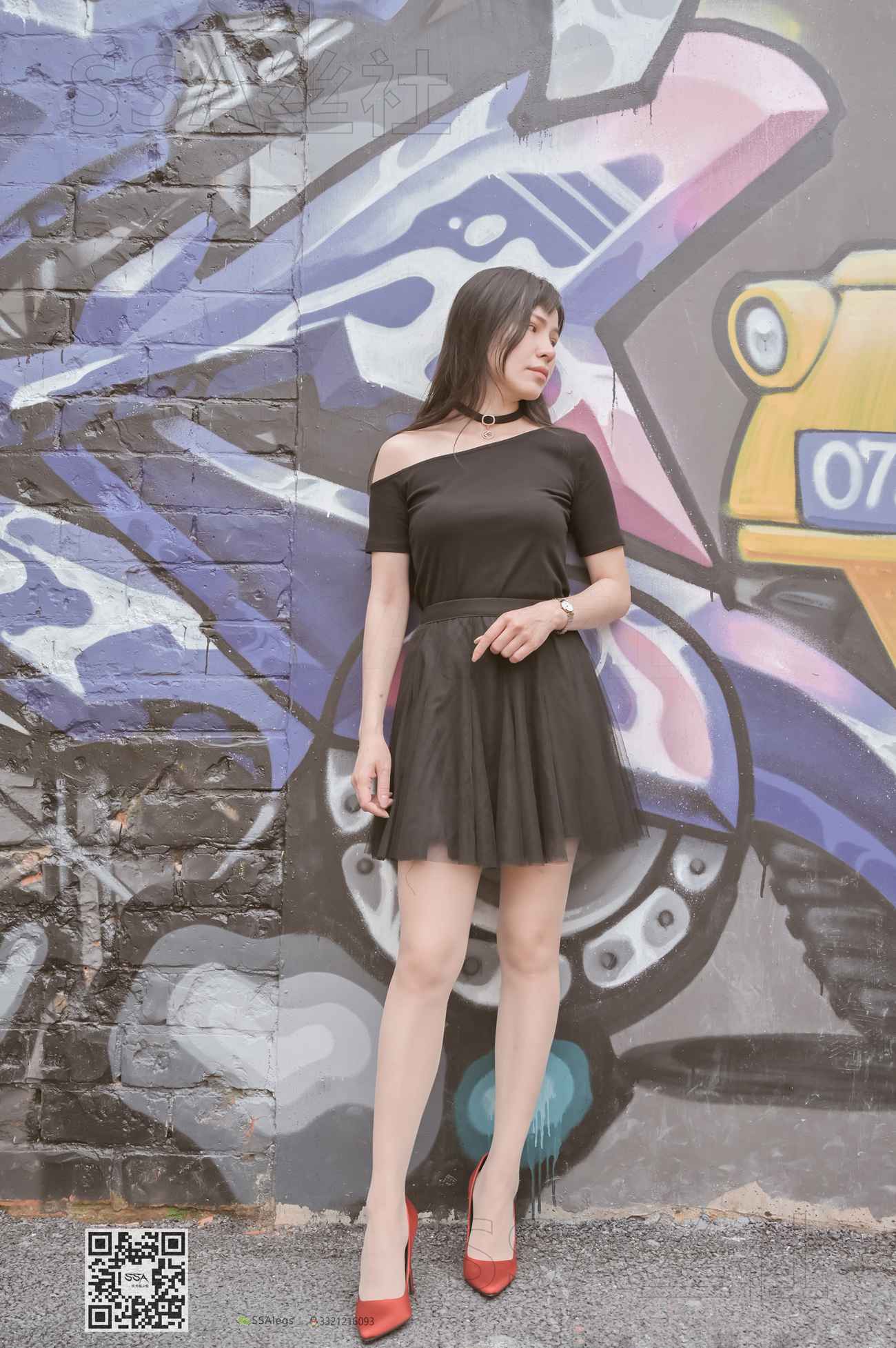 图片[65]-[SSA丝社]超清写真 NO.097 雪梨 腿模雪梨街拍红色高跟鞋肉丝[120P] – 速更版-美库