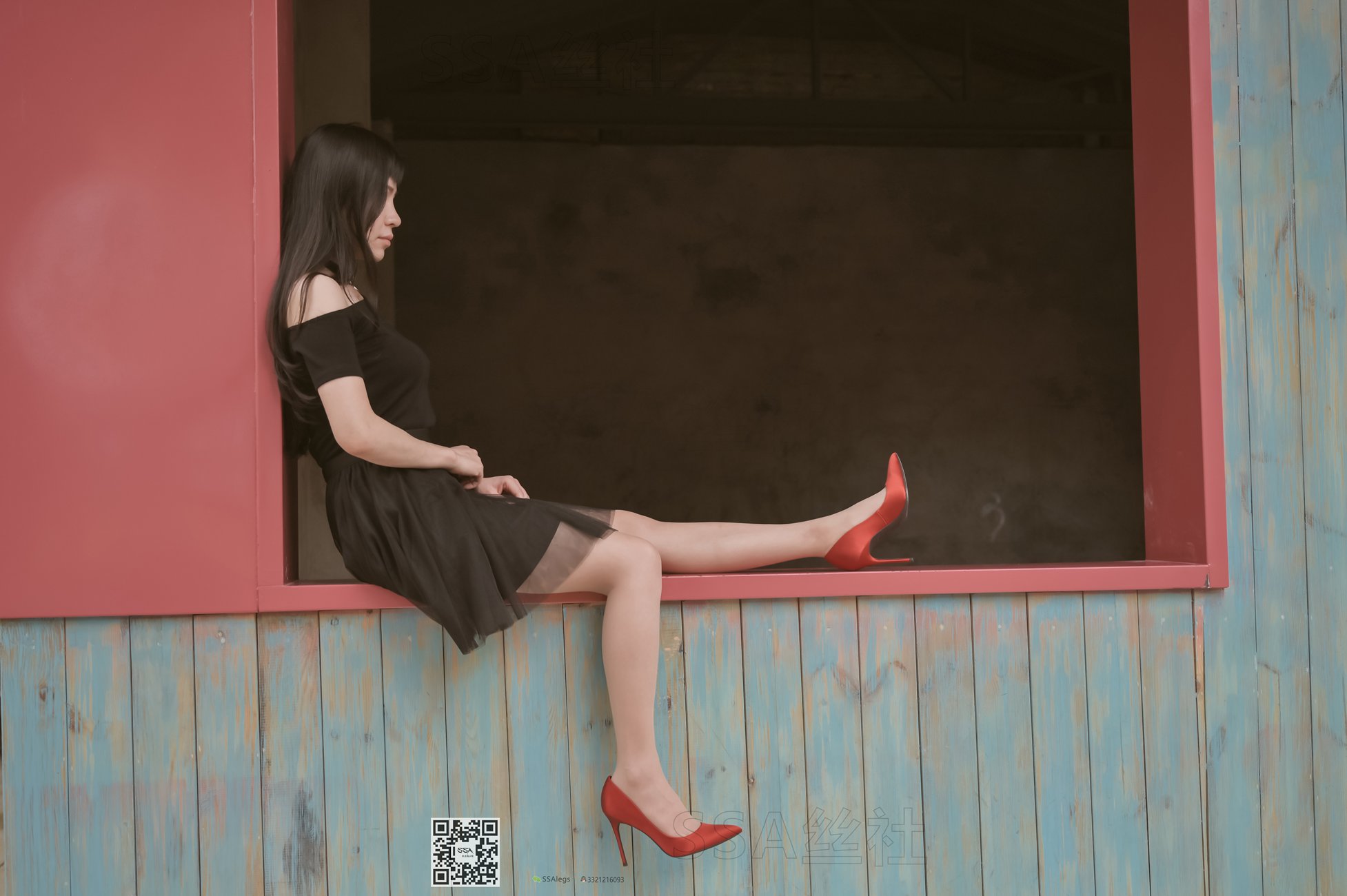 图片[85]-[SSA丝社]超清写真 NO.097 雪梨 腿模雪梨街拍红色高跟鞋肉丝[120P] – 速更版-美库