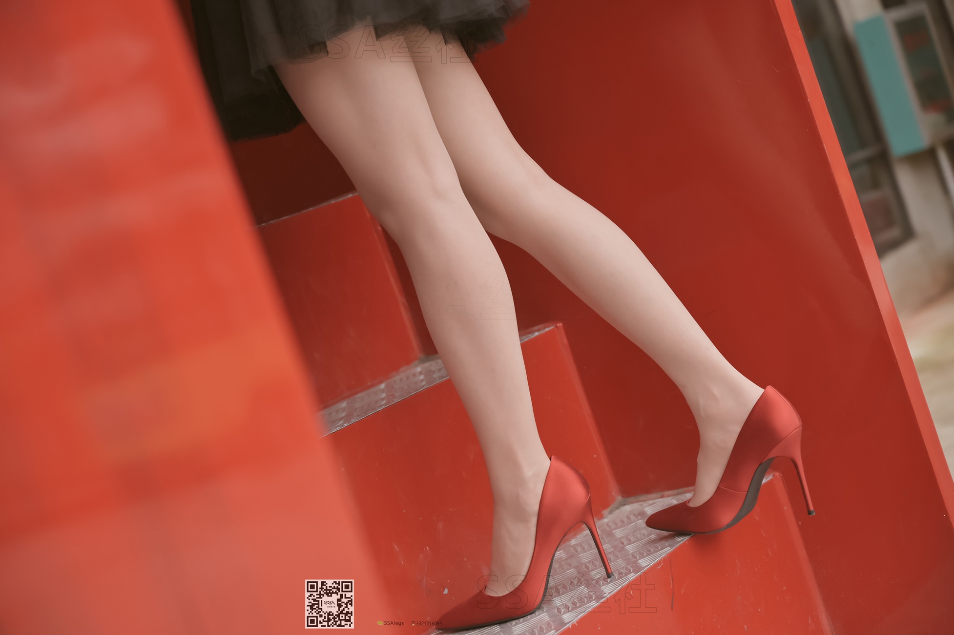 图片[103]-[SSA丝社]超清写真 NO.097 雪梨 腿模雪梨街拍红色高跟鞋肉丝[120P] – 速更版-美库