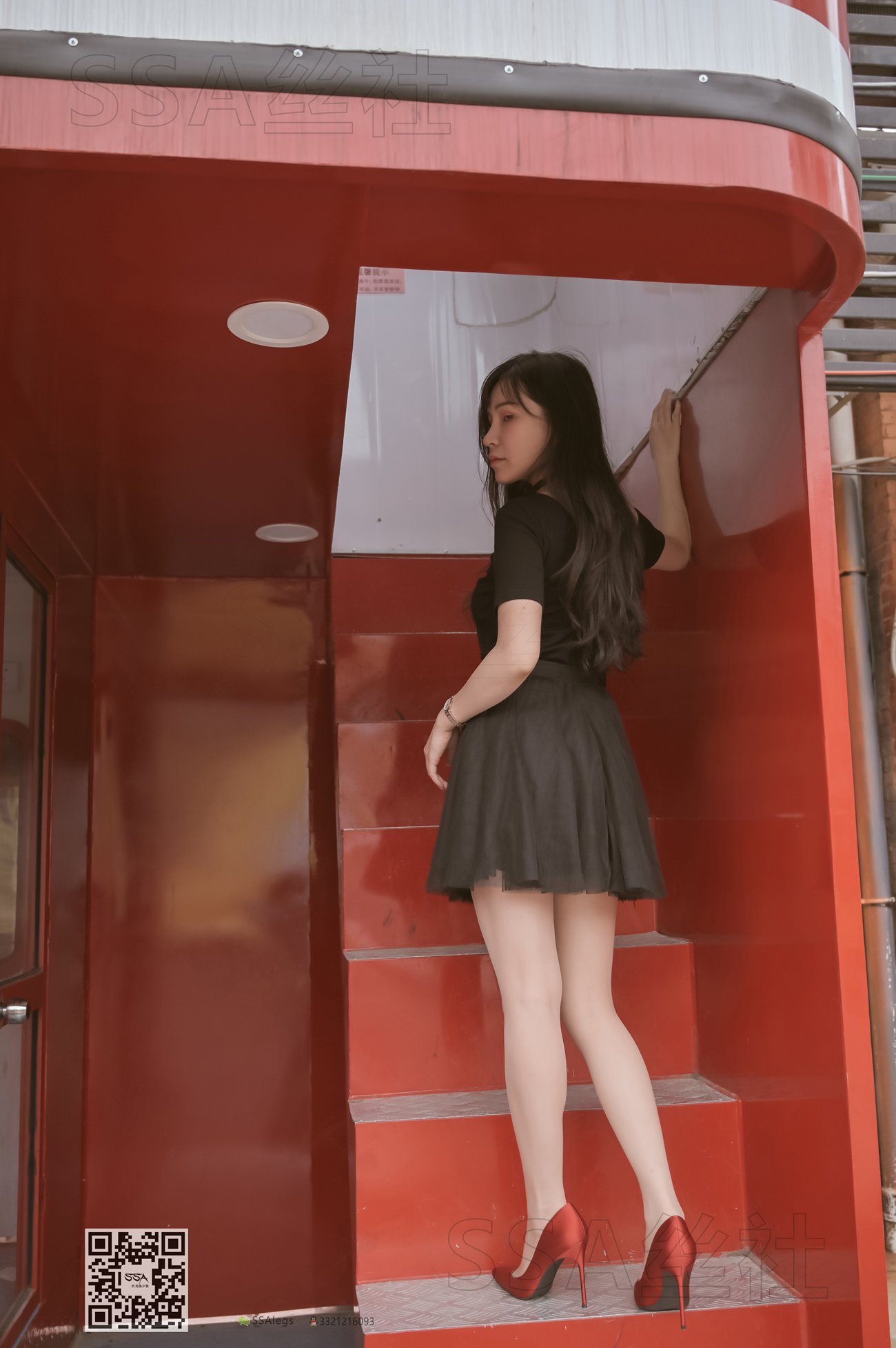 图片[105]-[SSA丝社]超清写真 NO.097 雪梨 腿模雪梨街拍红色高跟鞋肉丝[120P] – 速更版-美库