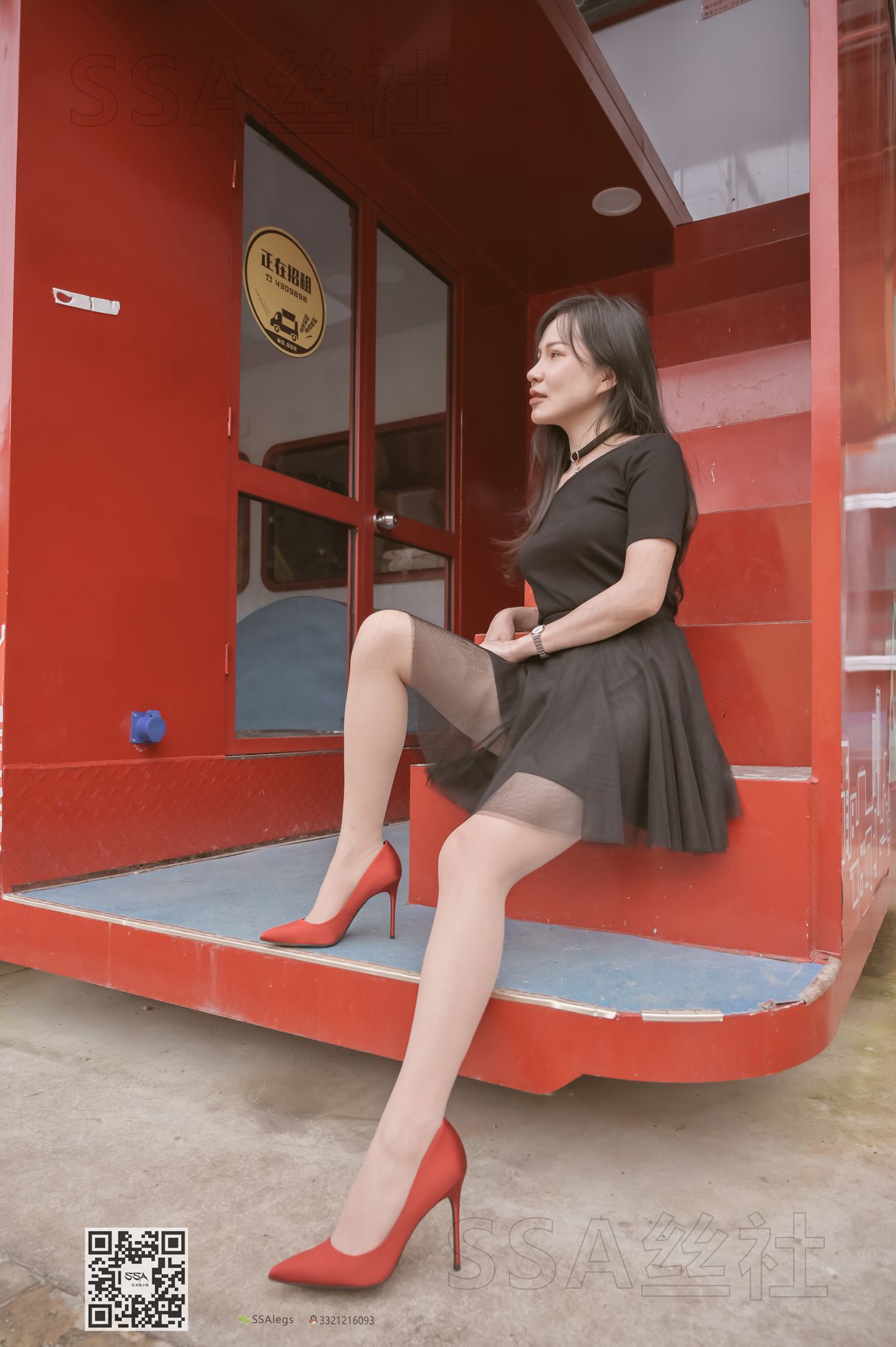 图片[106]-[SSA丝社]超清写真 NO.097 雪梨 腿模雪梨街拍红色高跟鞋肉丝[120P] – 速更版-美库