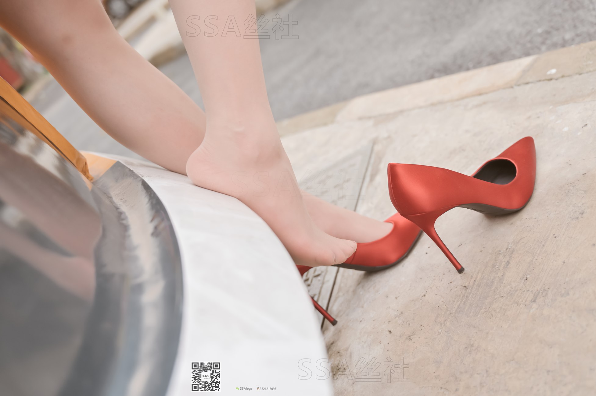 图片[113]-[SSA丝社]超清写真 NO.097 雪梨 腿模雪梨街拍红色高跟鞋肉丝[120P] – 速更版-美库