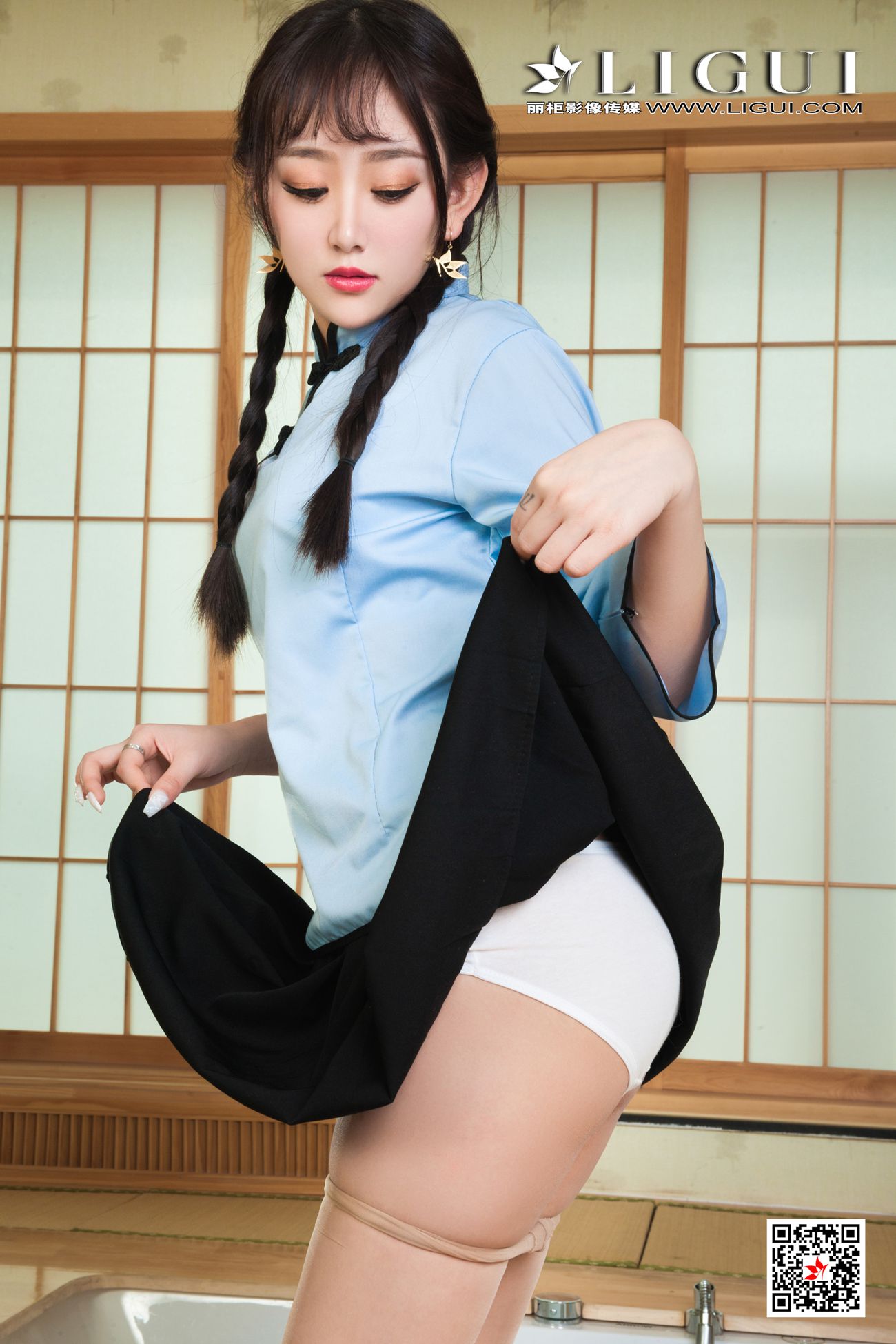 图片[19]-[Ligui丽柜]2021.08.02 《丝情袜意》小熊 [82+1P] – 速更版-美库