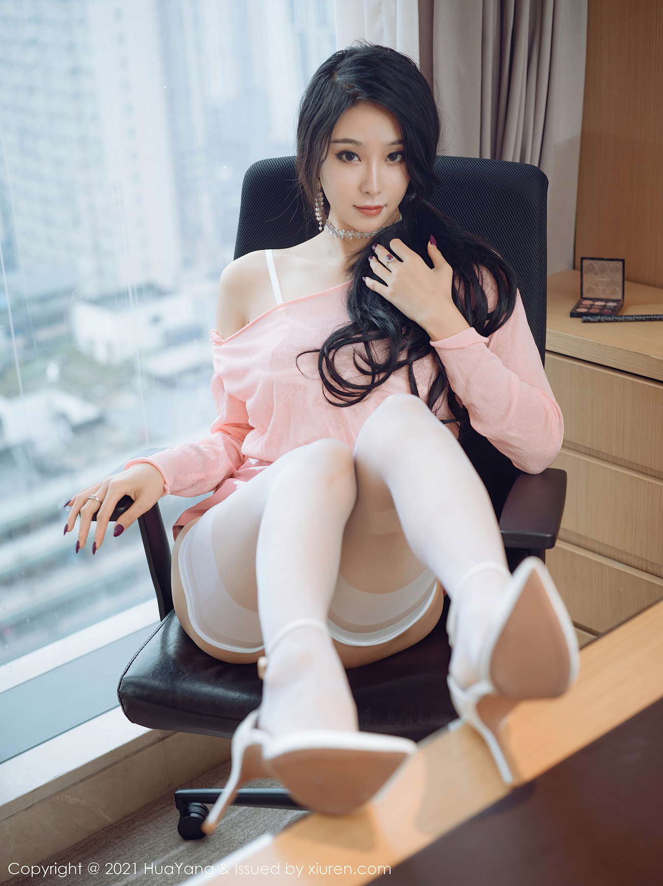 图片[28]-[HuaYang花漾show]2021.06.07 VOL.411 蓝夏Akasha[50+1P] – 速更版-美库