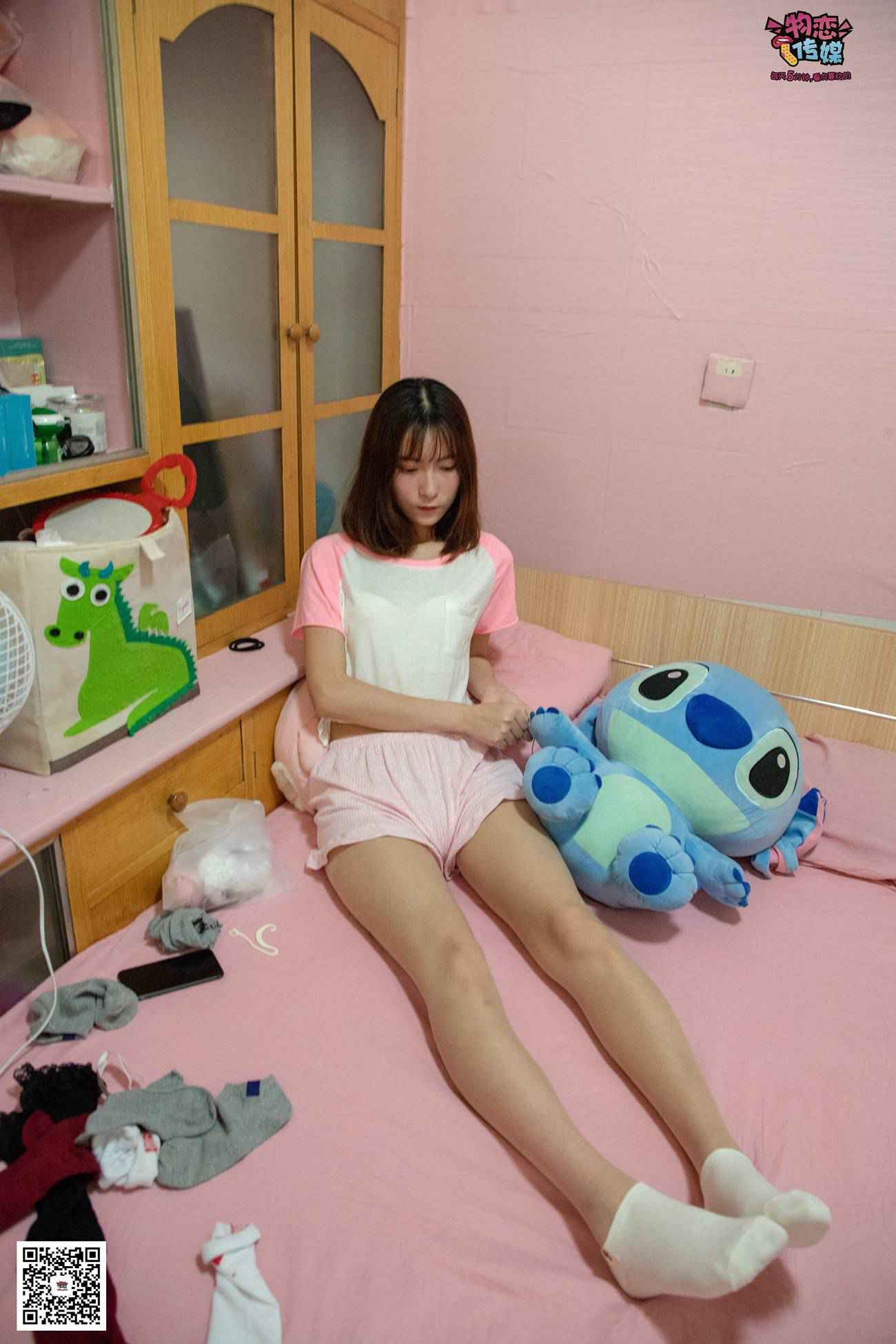 图片[13]-物恋传媒 NO.028 送你我的心,探秘猫耳闺房,纯棉睡衣搭配肉丝和爱心棉袜 [281P] – 速更版-美库