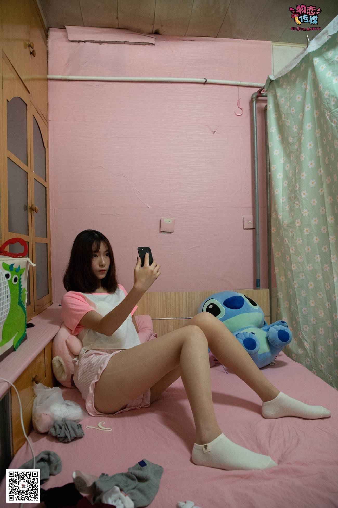 图片[24]-物恋传媒 NO.028 送你我的心,探秘猫耳闺房,纯棉睡衣搭配肉丝和爱心棉袜 [281P] – 速更版-美库