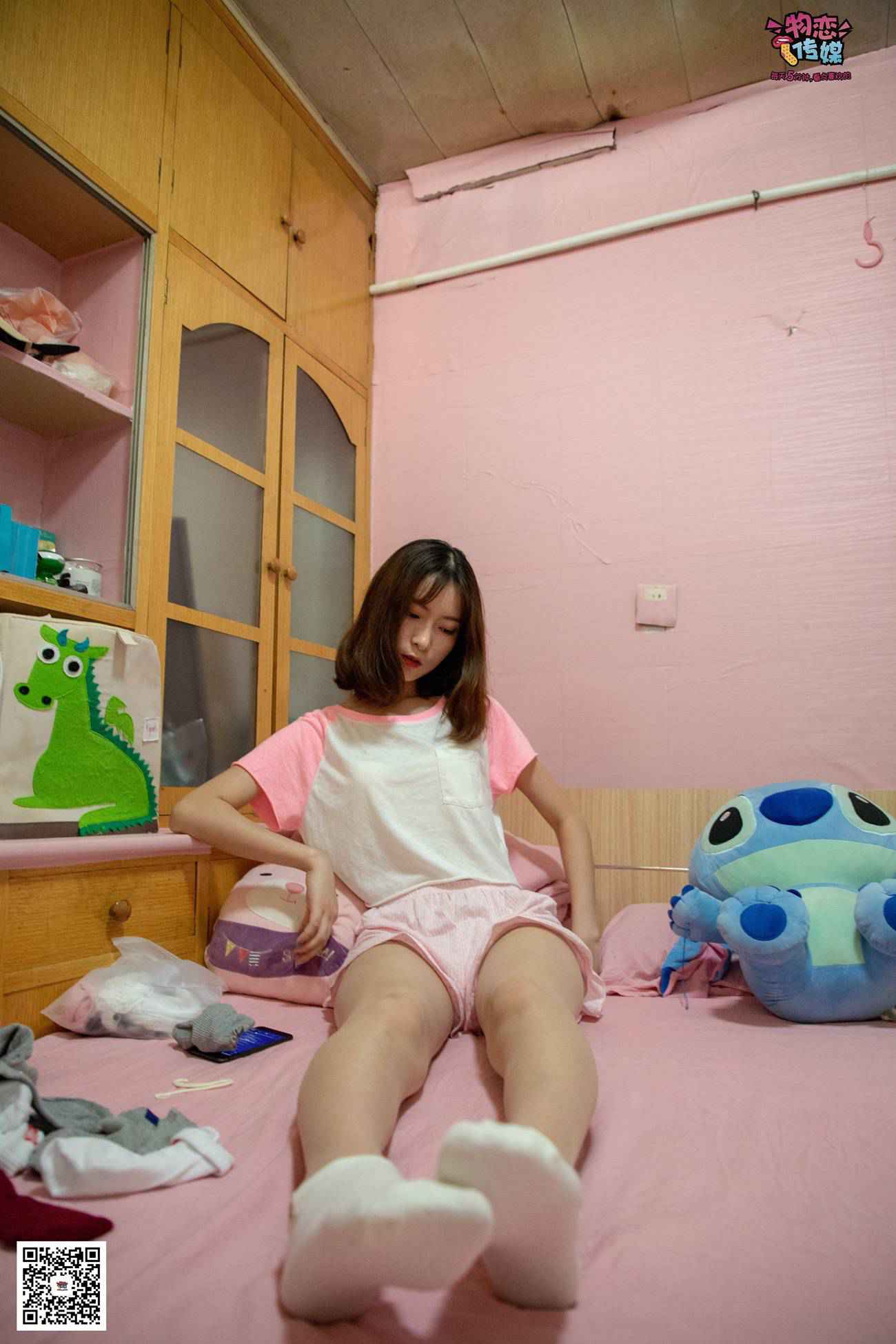 图片[95]-物恋传媒 NO.028 送你我的心,探秘猫耳闺房,纯棉睡衣搭配肉丝和爱心棉袜 [281P] – 速更版-美库