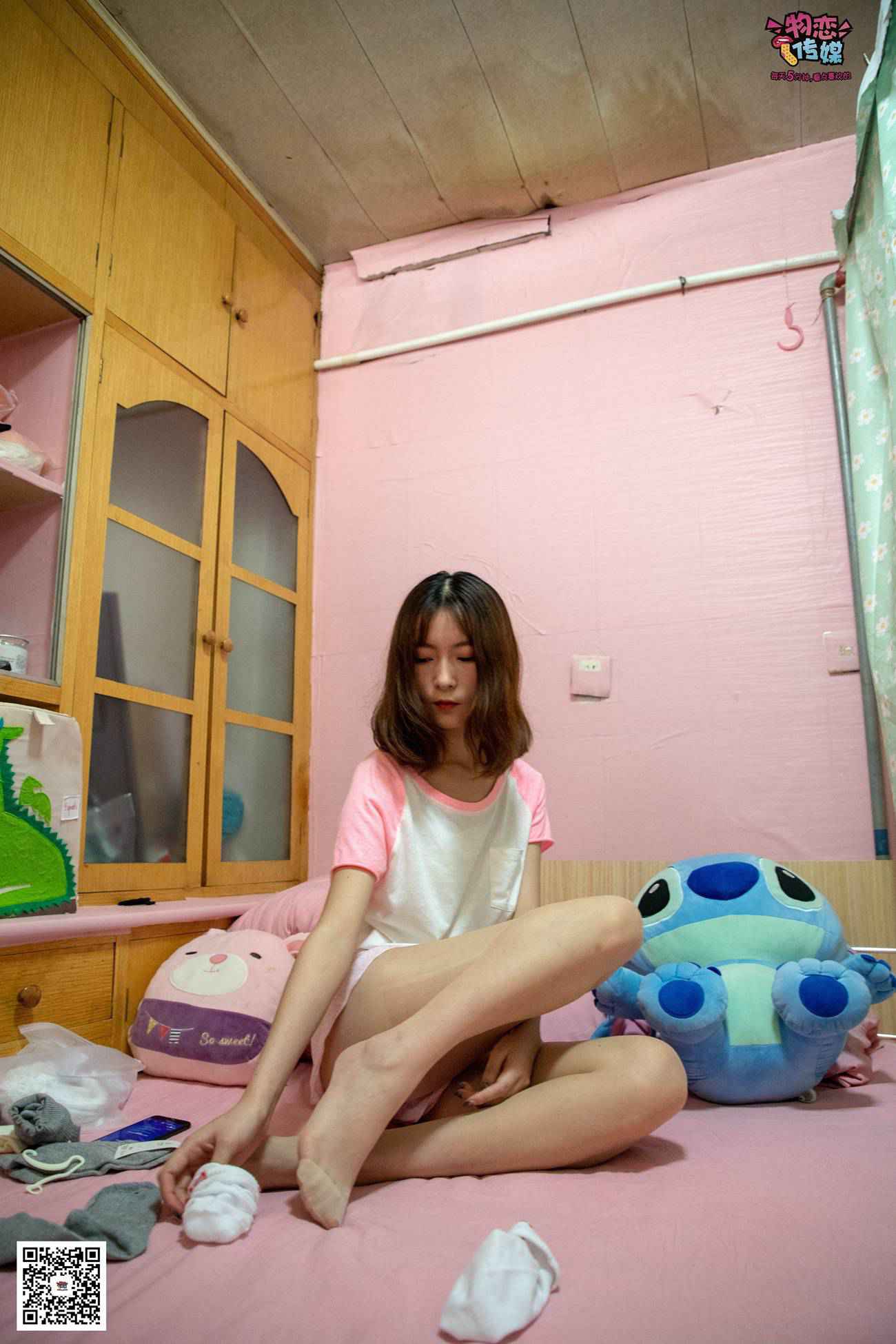 图片[101]-物恋传媒 NO.028 送你我的心,探秘猫耳闺房,纯棉睡衣搭配肉丝和爱心棉袜 [281P] – 速更版-美库