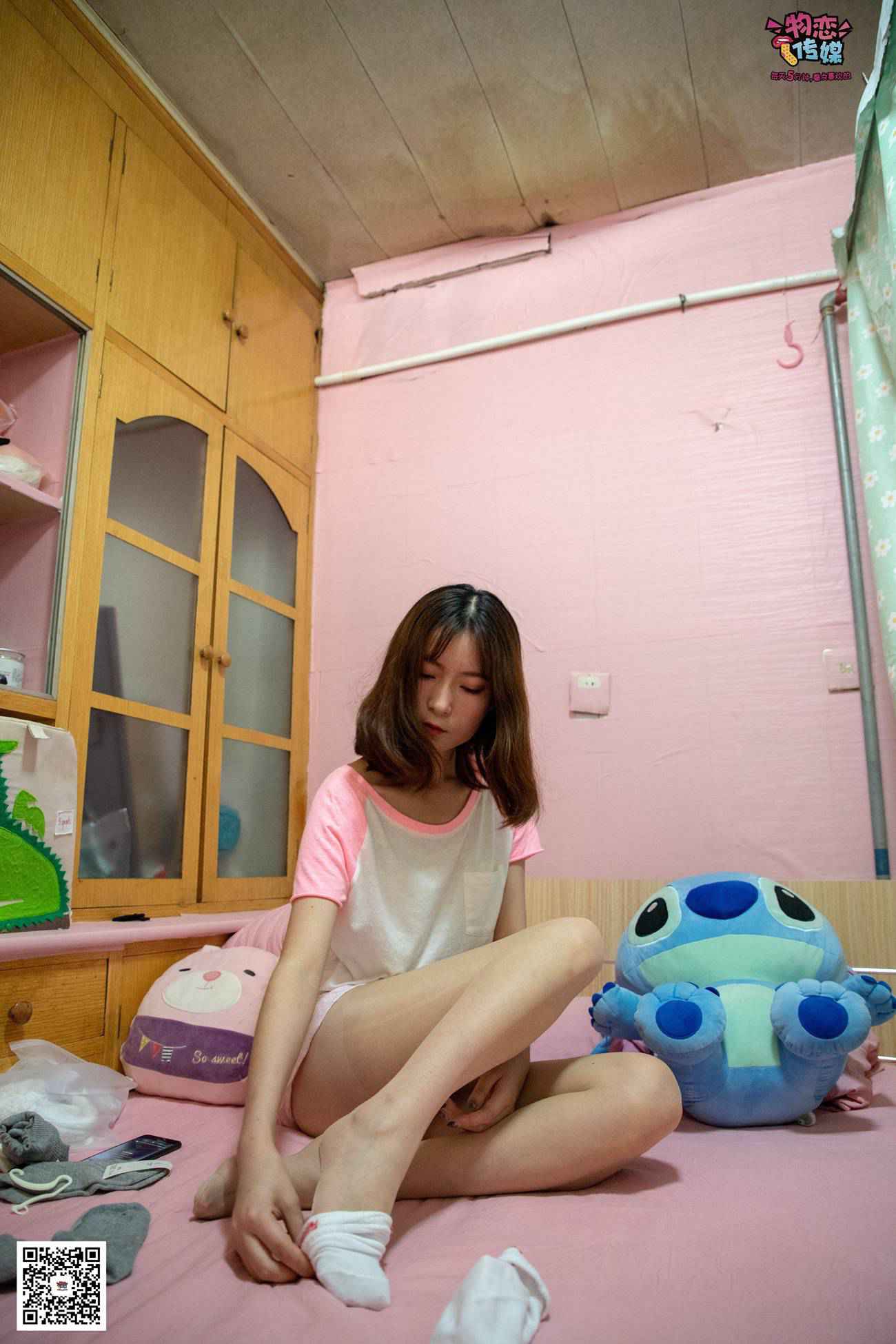 图片[103]-物恋传媒 NO.028 送你我的心,探秘猫耳闺房,纯棉睡衣搭配肉丝和爱心棉袜 [281P] – 速更版-美库