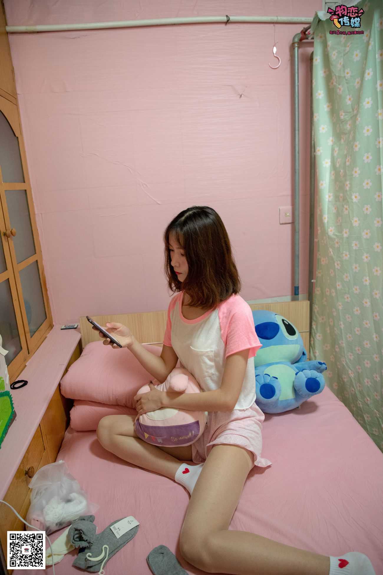 图片[156]-物恋传媒 NO.028 送你我的心,探秘猫耳闺房,纯棉睡衣搭配肉丝和爱心棉袜 [281P] – 速更版-美库