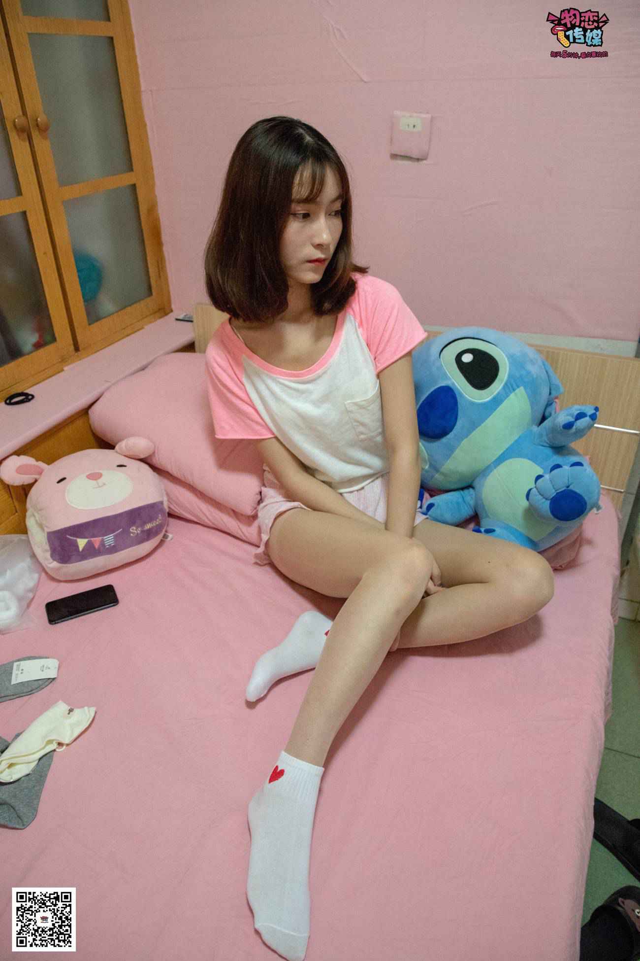 图片[181]-物恋传媒 NO.028 送你我的心,探秘猫耳闺房,纯棉睡衣搭配肉丝和爱心棉袜 [281P] – 速更版-美库