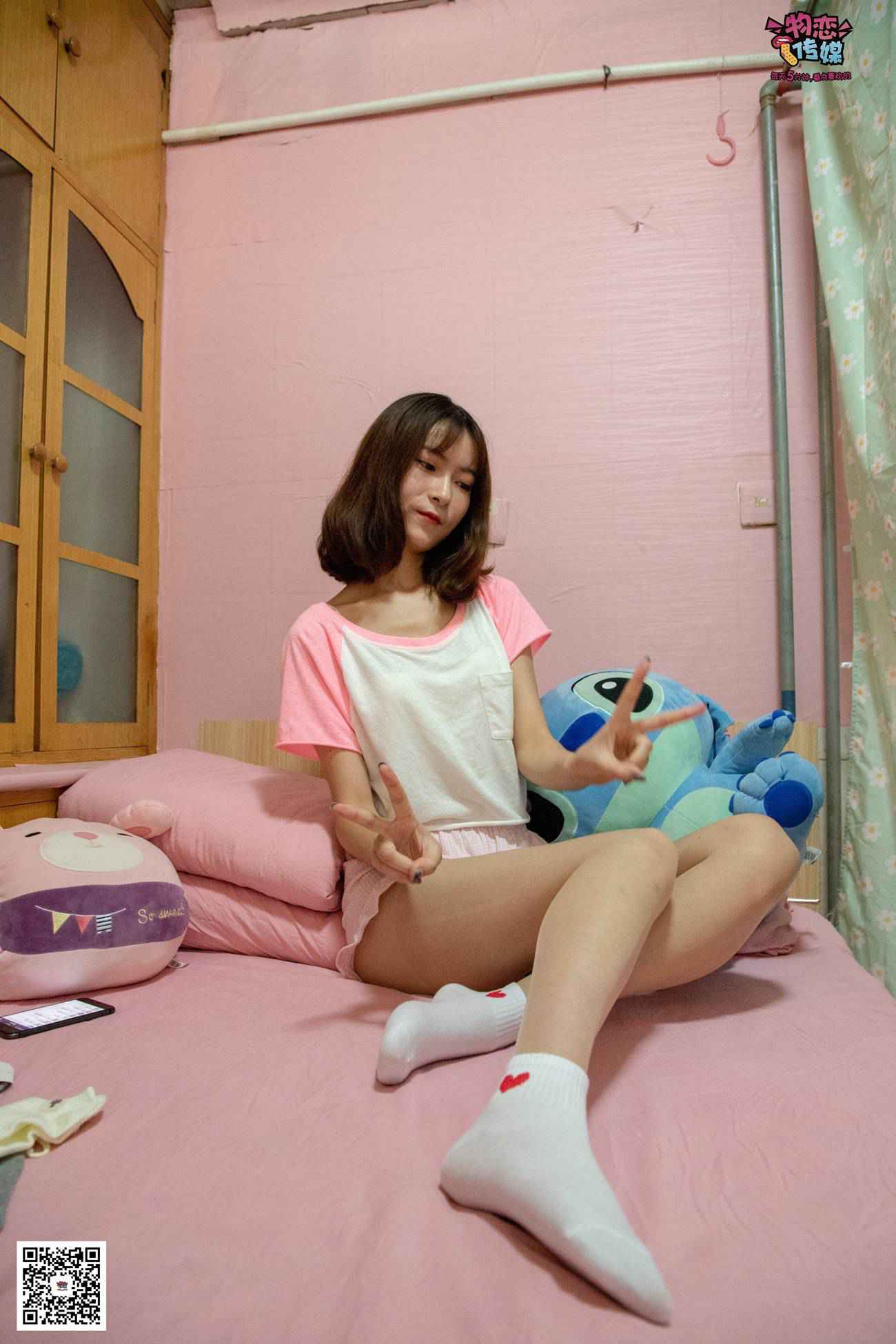 图片[183]-物恋传媒 NO.028 送你我的心,探秘猫耳闺房,纯棉睡衣搭配肉丝和爱心棉袜 [281P] – 速更版-美库