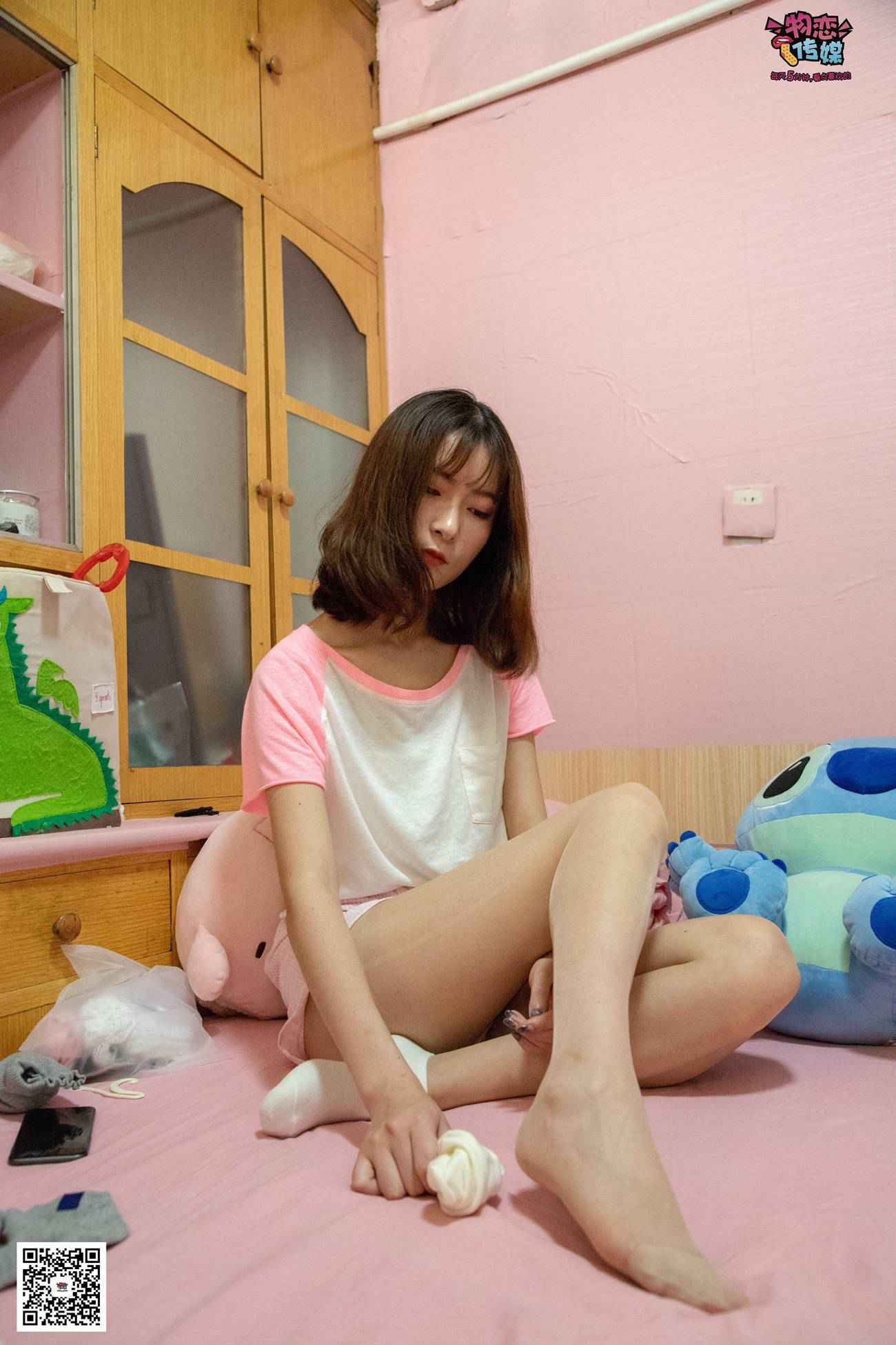 图片[278]-物恋传媒 NO.028 送你我的心,探秘猫耳闺房,纯棉睡衣搭配肉丝和爱心棉袜 [281P] – 速更版-美库