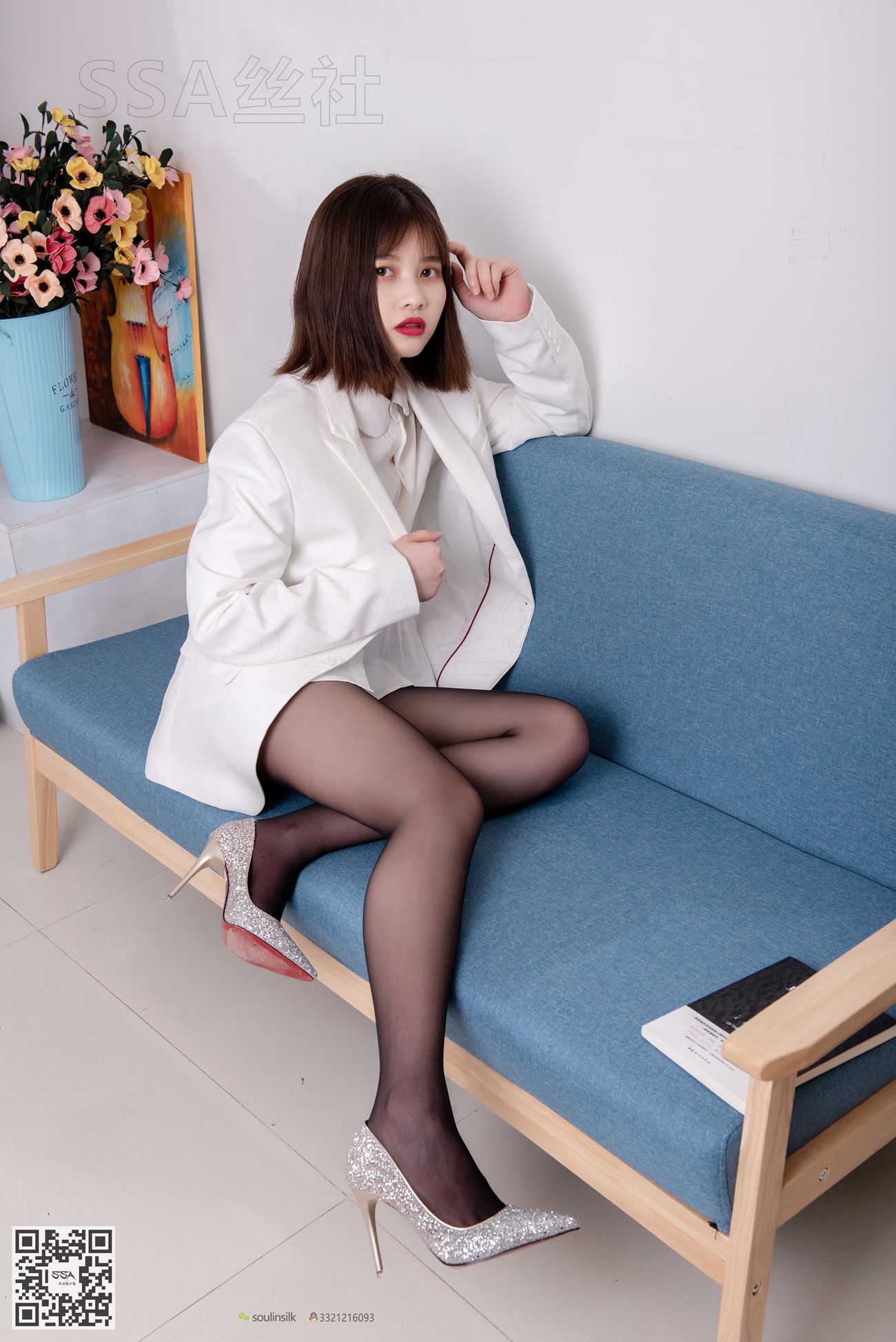 图片[30]-[SSA丝社]超清写真 NO.119 穗子 腿模穗子白色西装（黑色星期五）[149P] – 速更版-美库