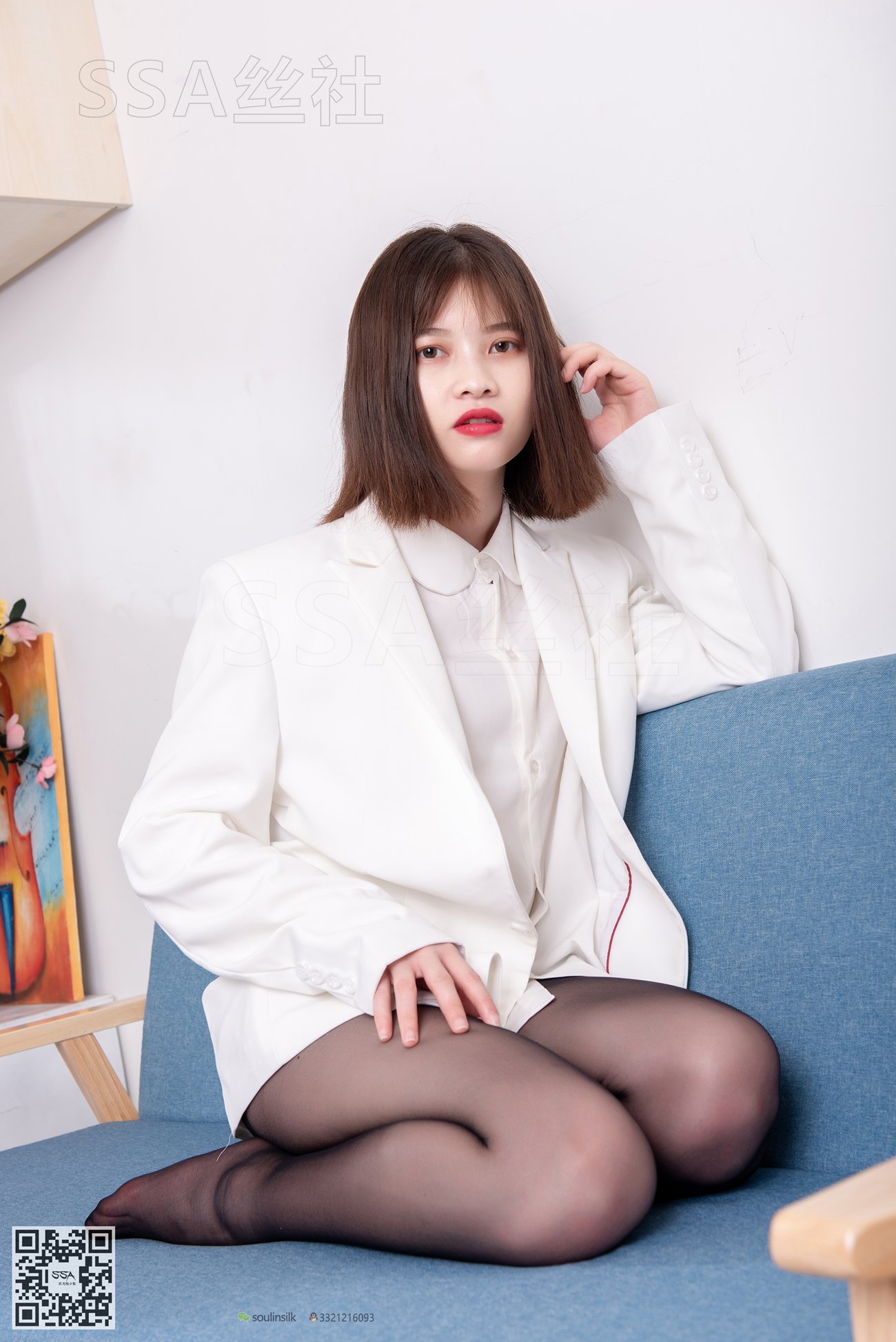 图片[81]-[SSA丝社]超清写真 NO.119 穗子 腿模穗子白色西装（黑色星期五）[149P] – 速更版-美库
