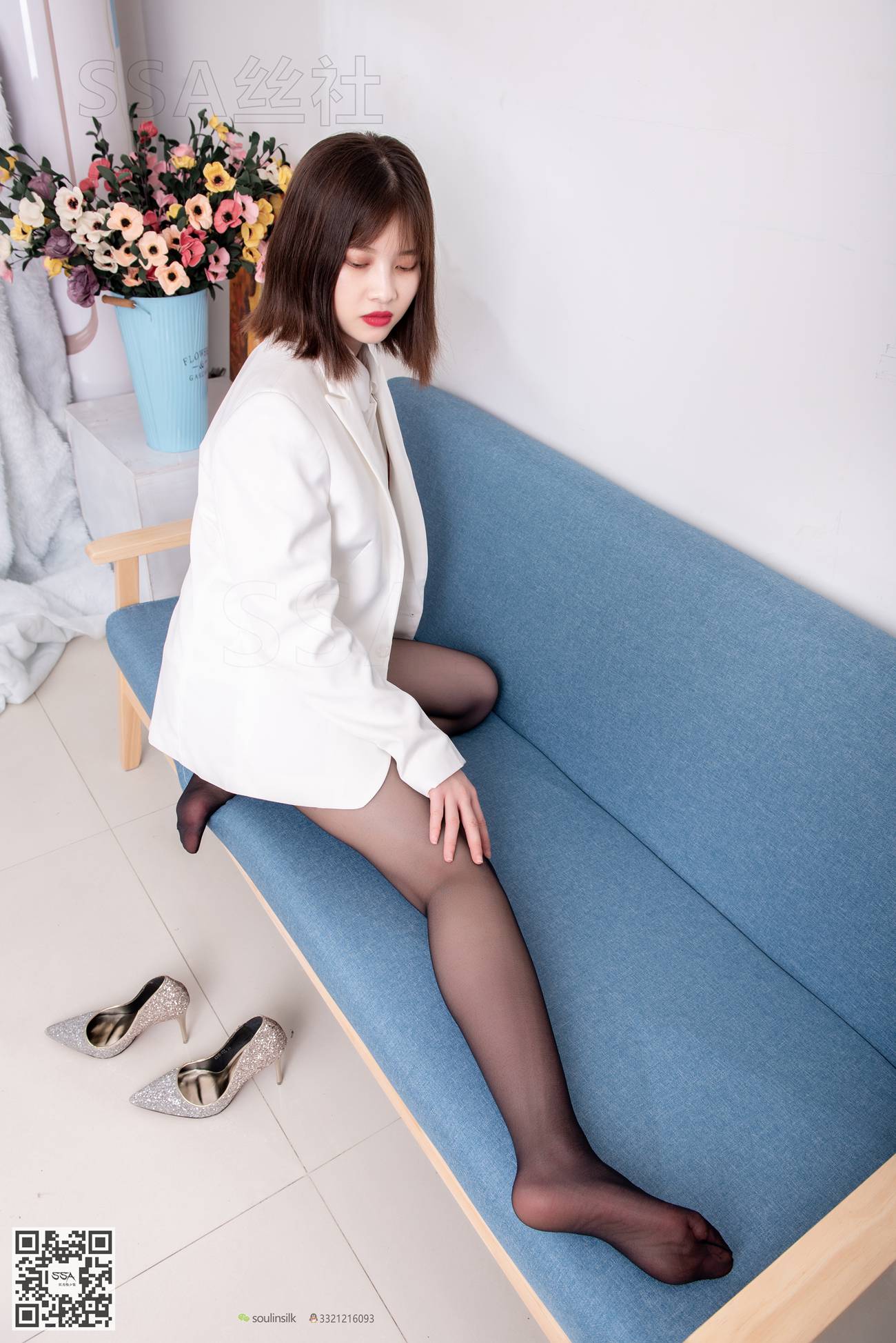 图片[133]-[SSA丝社]超清写真 NO.119 穗子 腿模穗子白色西装（黑色星期五）[149P] – 速更版-美库