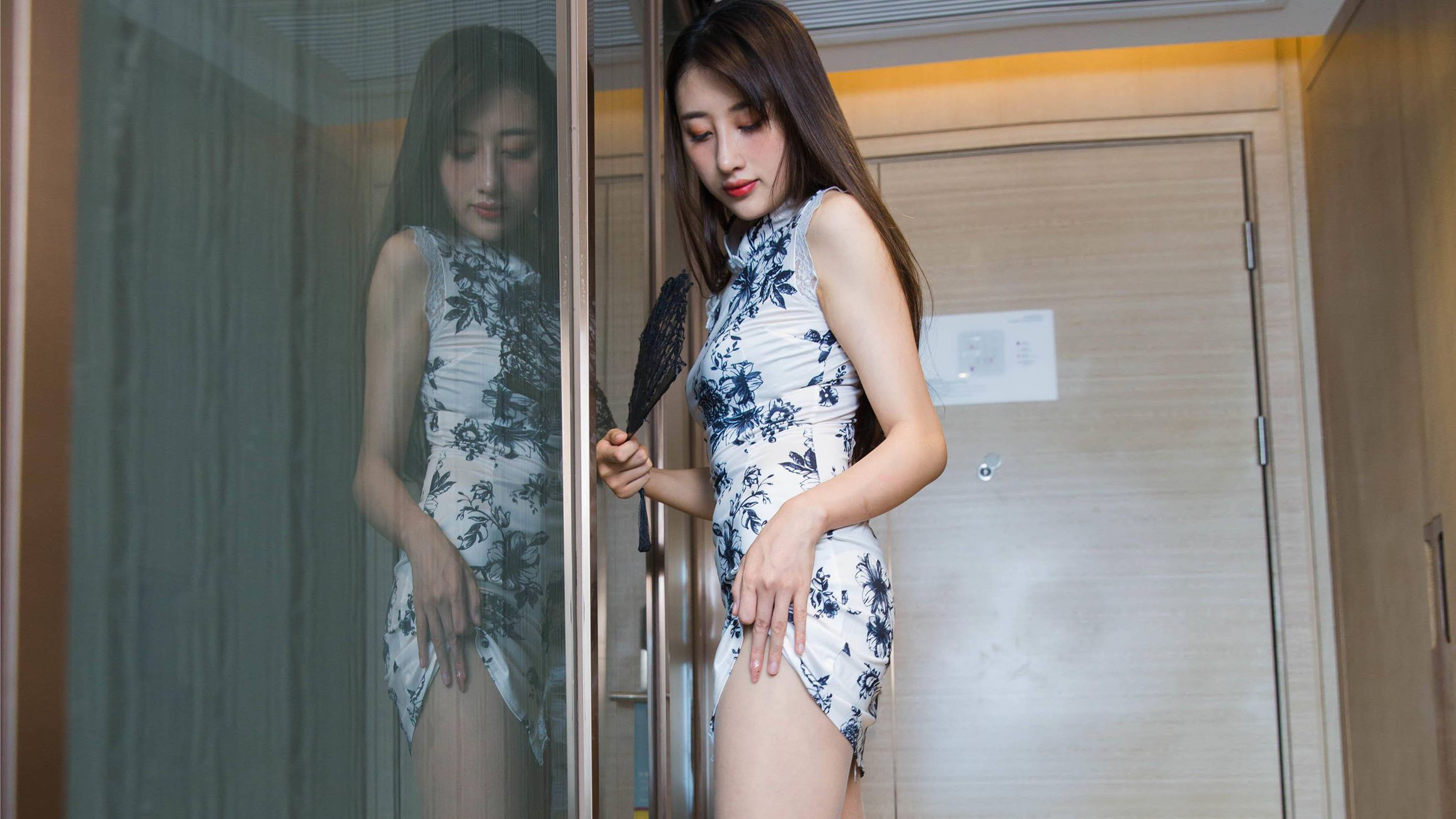 图片[78]-[IESS异思趣向] 2021.04.20 丝享家785：夏夏《长腿旗袍》[88P] – 速更版-美库